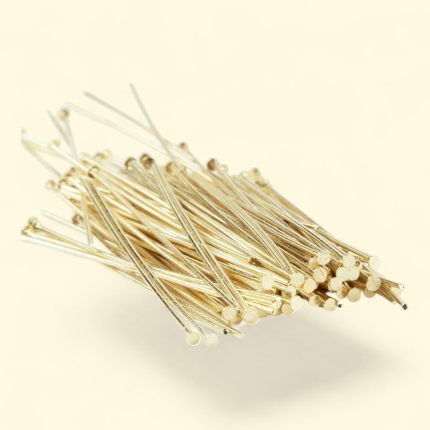 Cousin Polished Metal Gold Head Pin Bulk Pack, 2 in x 5 mm Head, 315 pcs