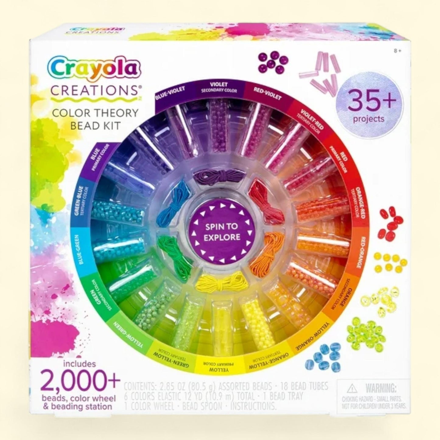 Crayola Creations Color Theory Bead Kit, 2000+ pcs
