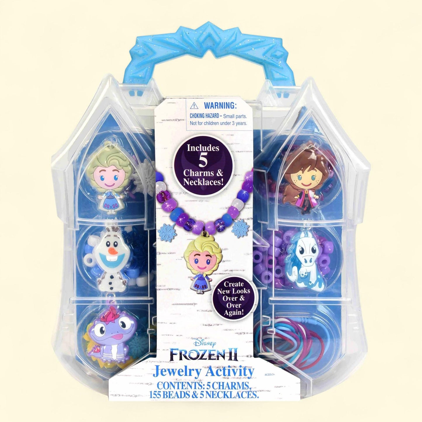 Disney Frozen 2 Plastic Jewelry Activity Set, Multi Character, Multicolored, 1 ct
