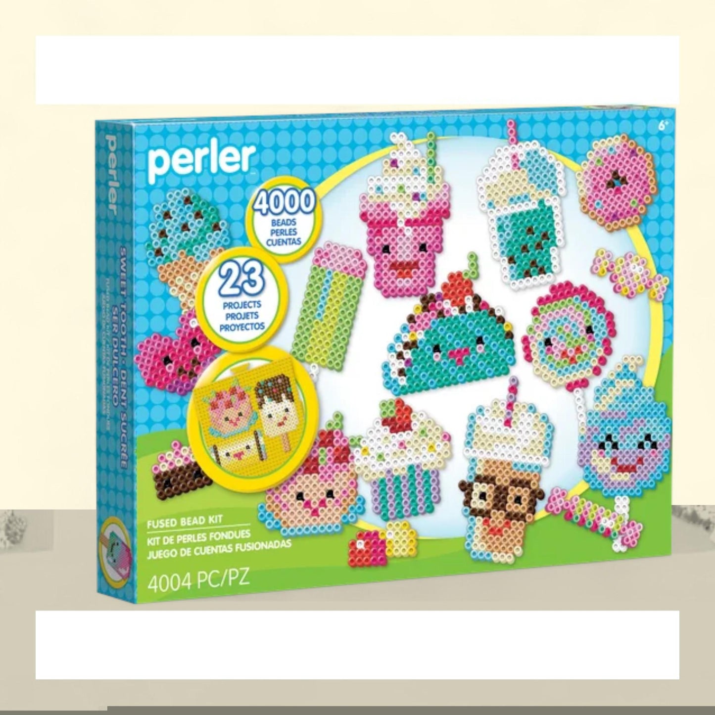 Perler Beads Sweets Fuse Bead Crafts, 4003 pcs