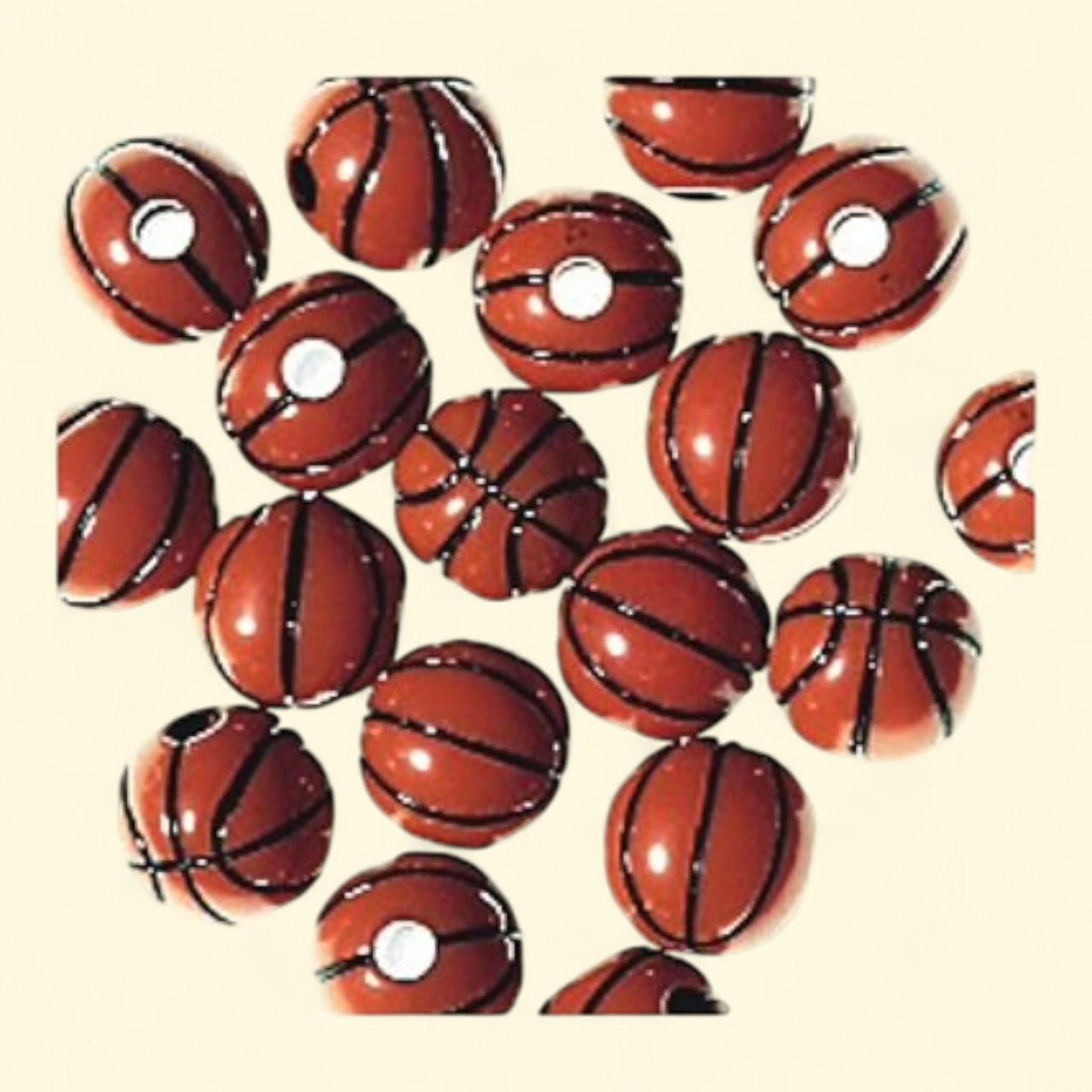 S&S Basketball Beads, 600 pcs — authentic US product shipped worldwide by Treatspree