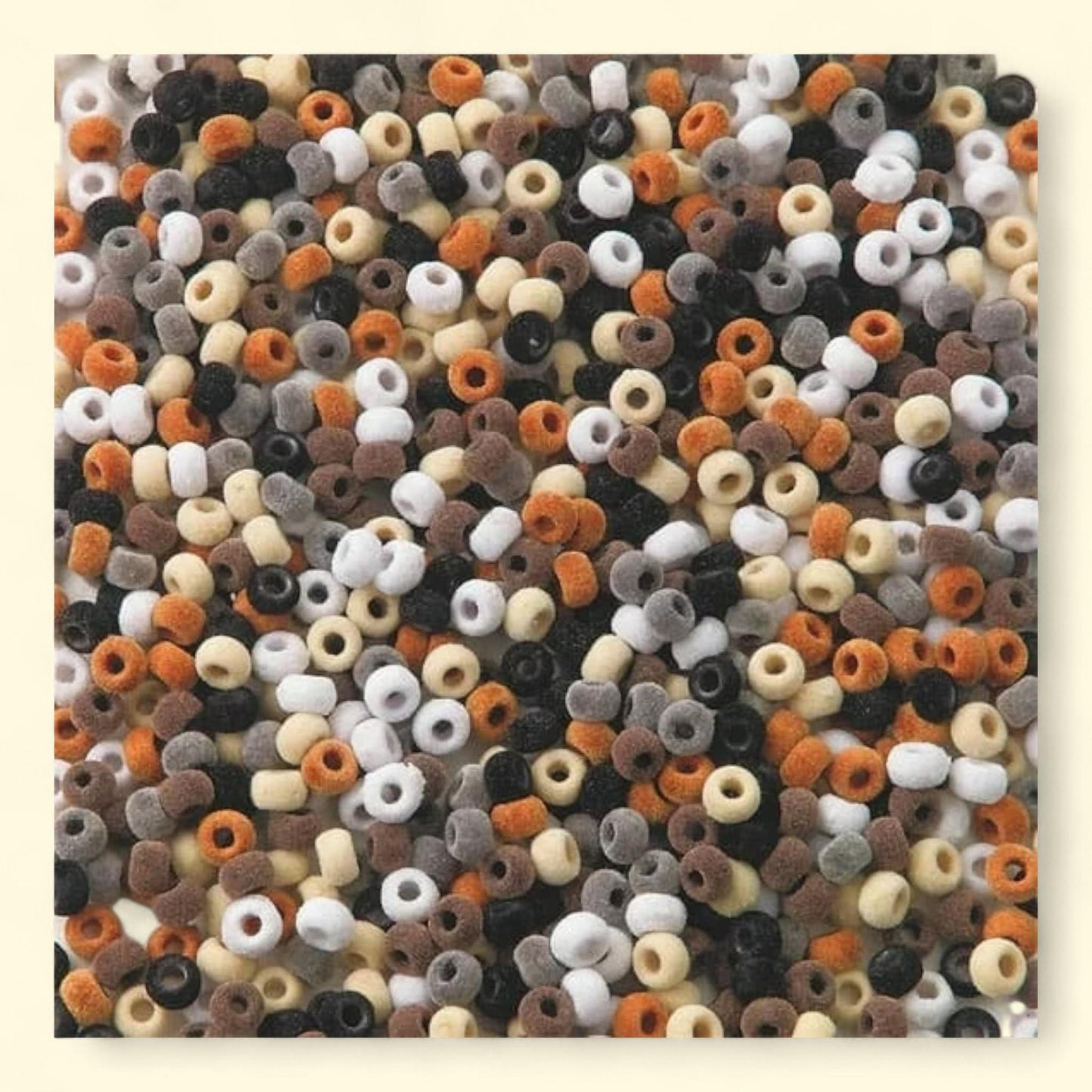 S&S Worldwide Color Splash Fuzzy Plastic Pony Bead 1/2 lb, 1 ct