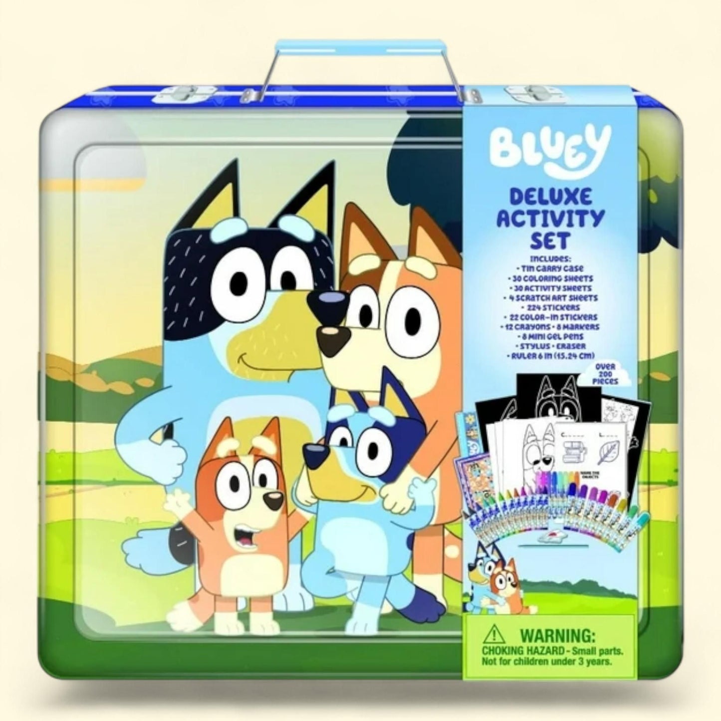 Bluey Deluxe Activity Art Set, Over 200 Pieces