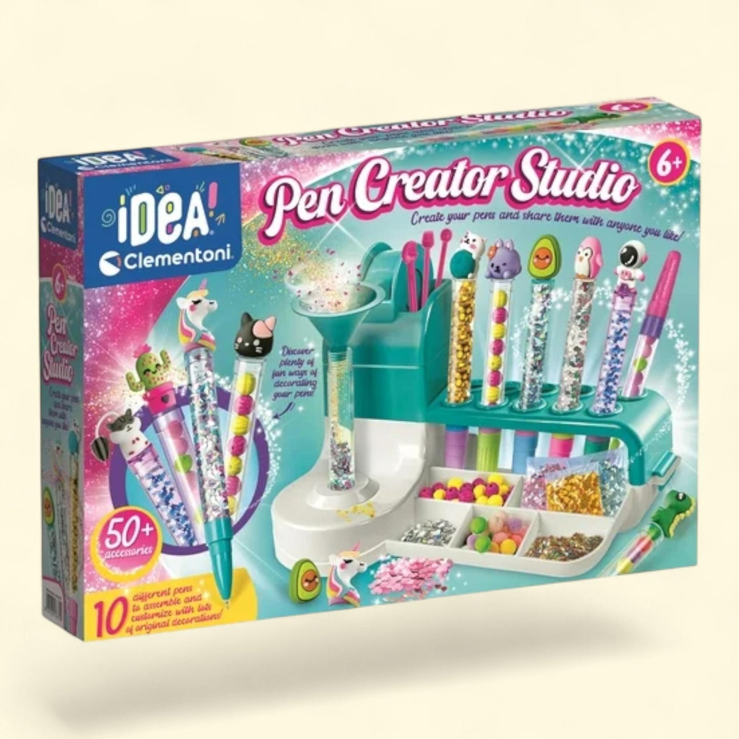Clementoni, Pen Creator Studio: Personalized Pen Making Kit, 50+ Ac... — authentic US product shipped worldwide by Treatspree