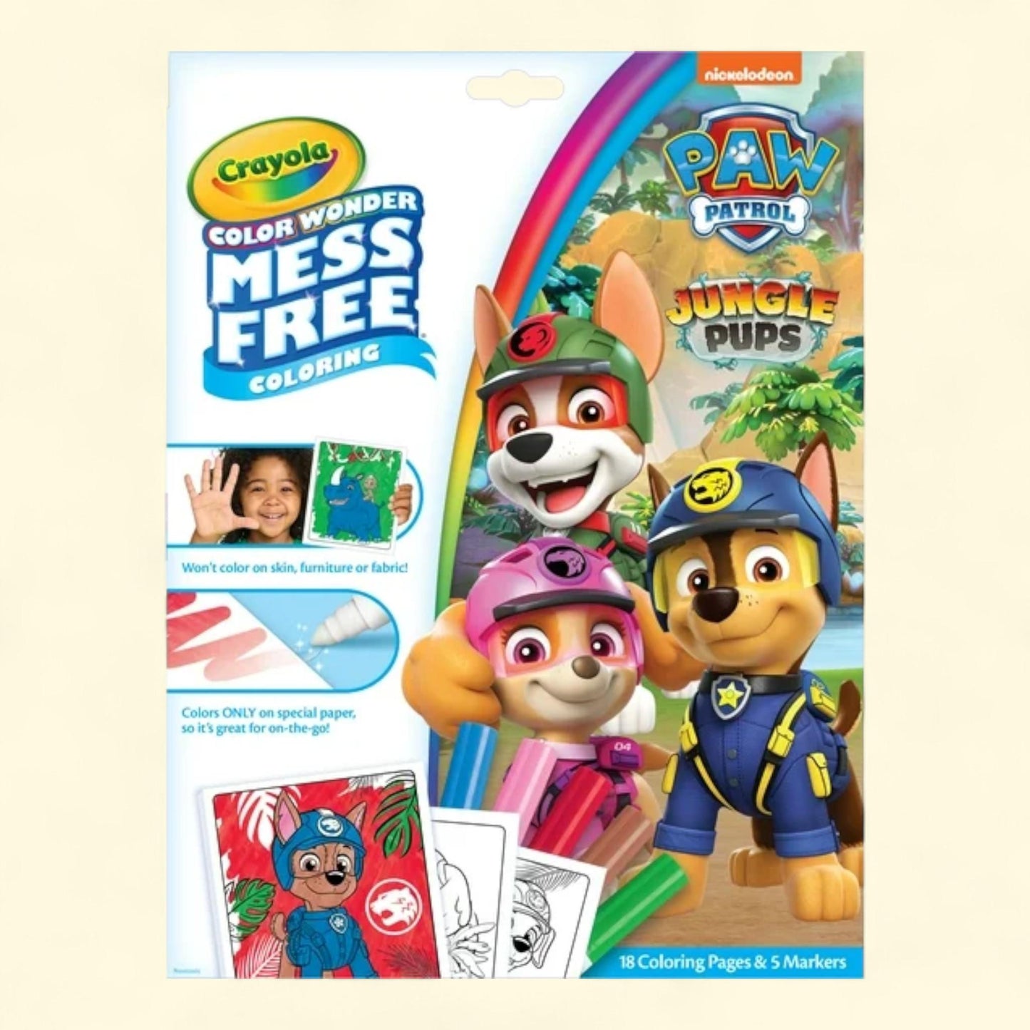 Crayola Color Wonder PAW Patrol, Ready Race Rescue, Mess Free Coloring, Arts and Crafts Toy, Creative Gift for Toddlers, Ages 3+