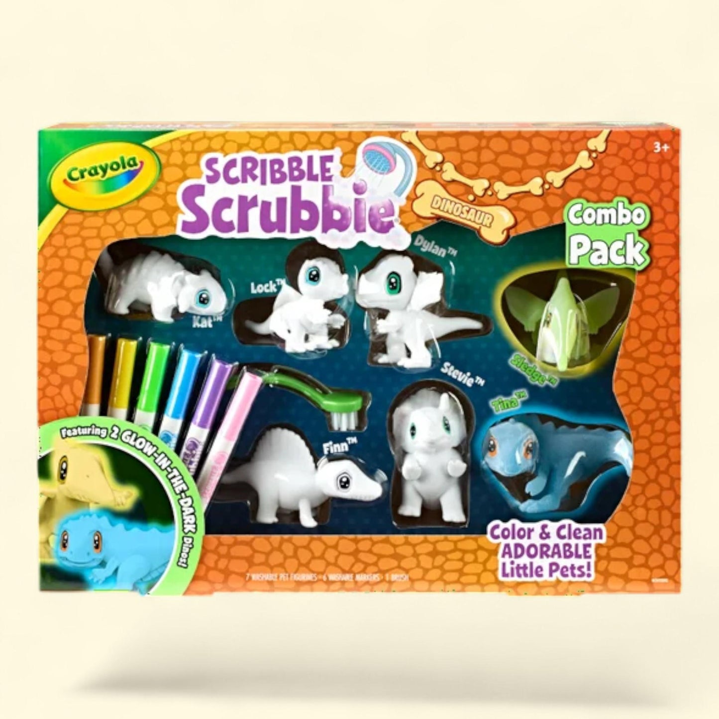 Crayola Scribble Scrubbie Pets Dinosaur Combo Pack, 1 ct