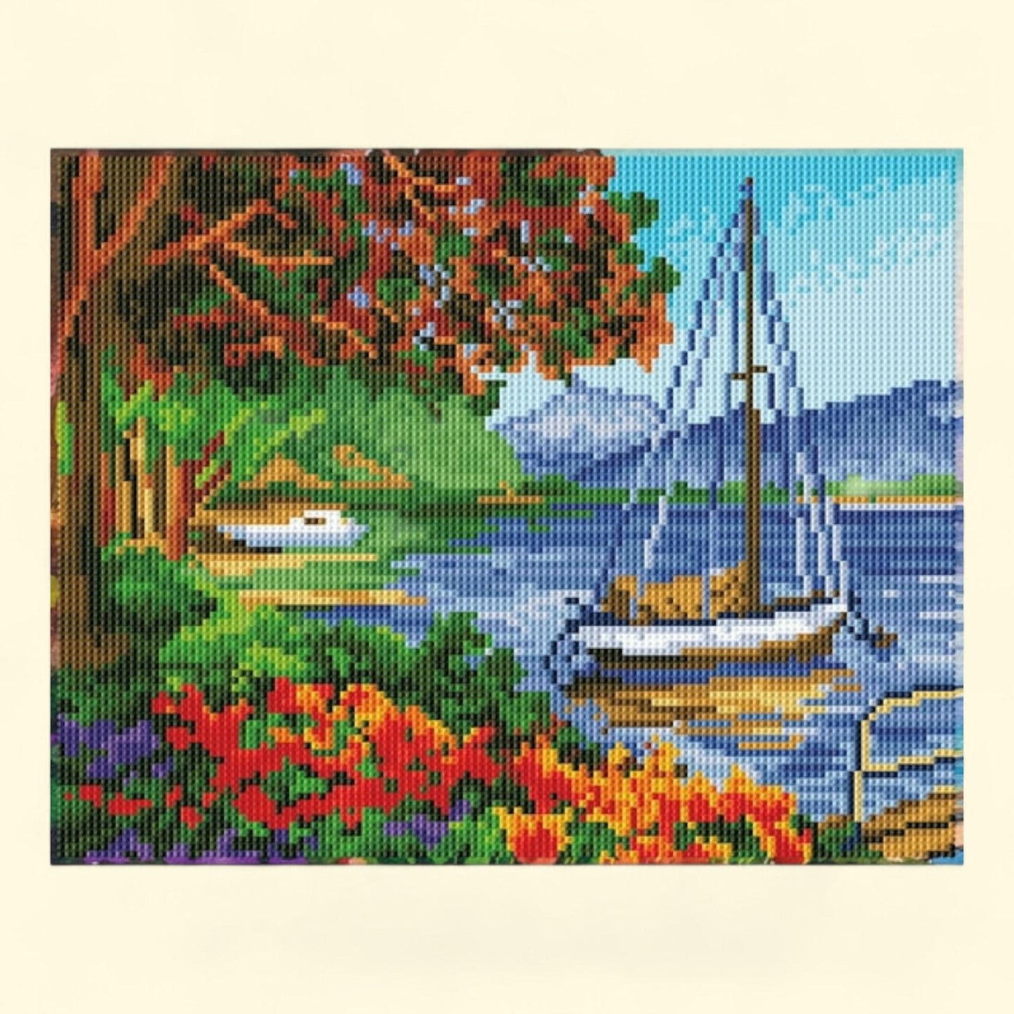 DIAMOND DOTZ Safe Harbour Diamond Painting Kit, Special Edition 1 ct