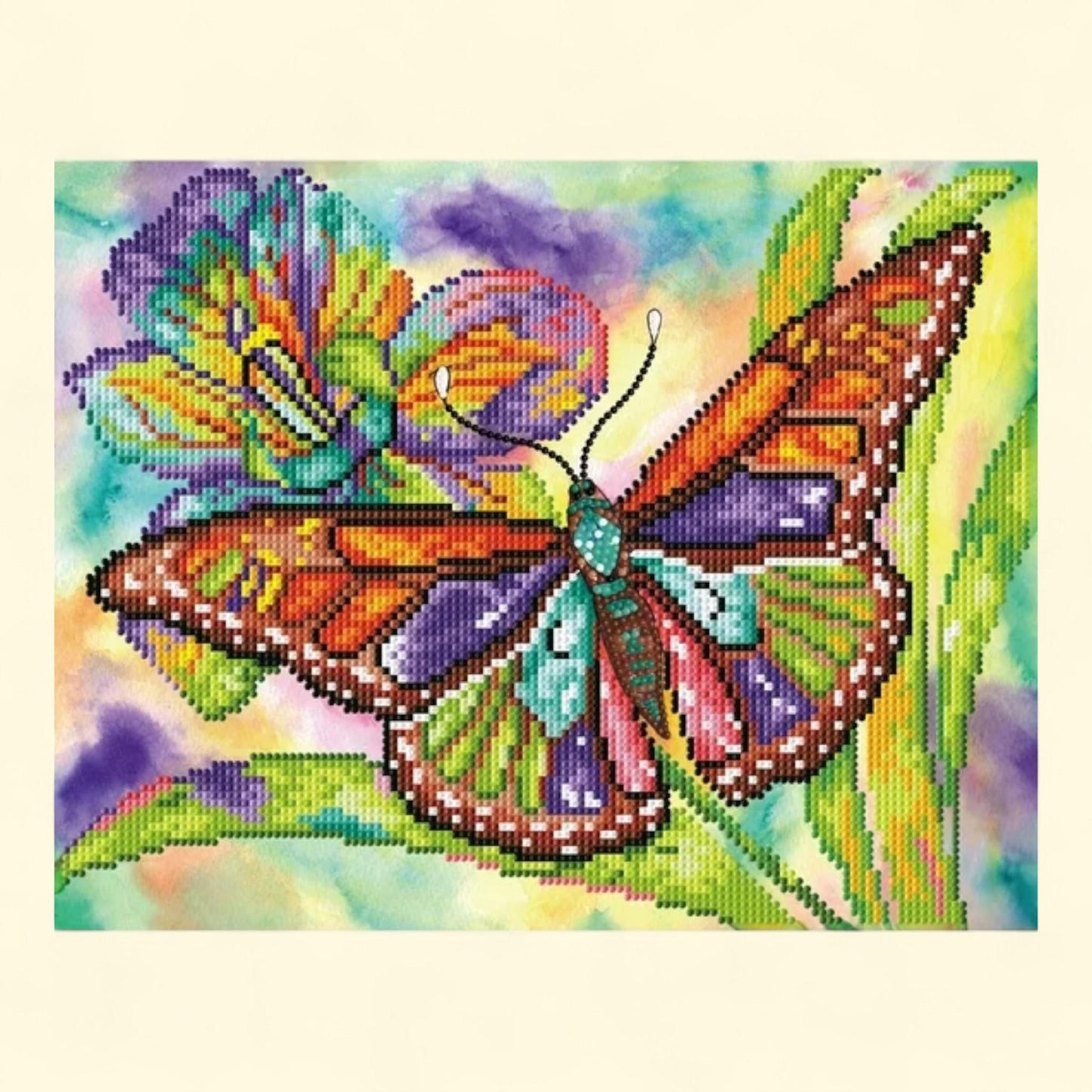 Diamond Dotz, Watercolor Butterfly Special Edition Diamond Painting Kit, 1 count