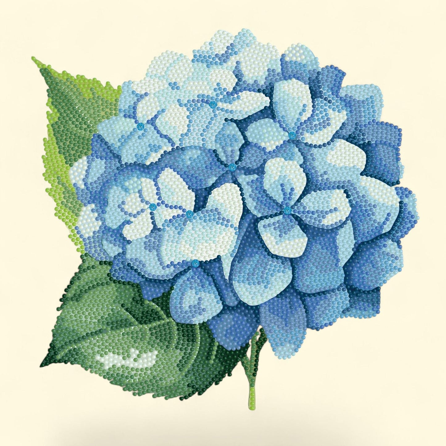DIAMOND DOTZ Blue Hydrangea Diamond Painting Kit, Special Edition 1 ct
