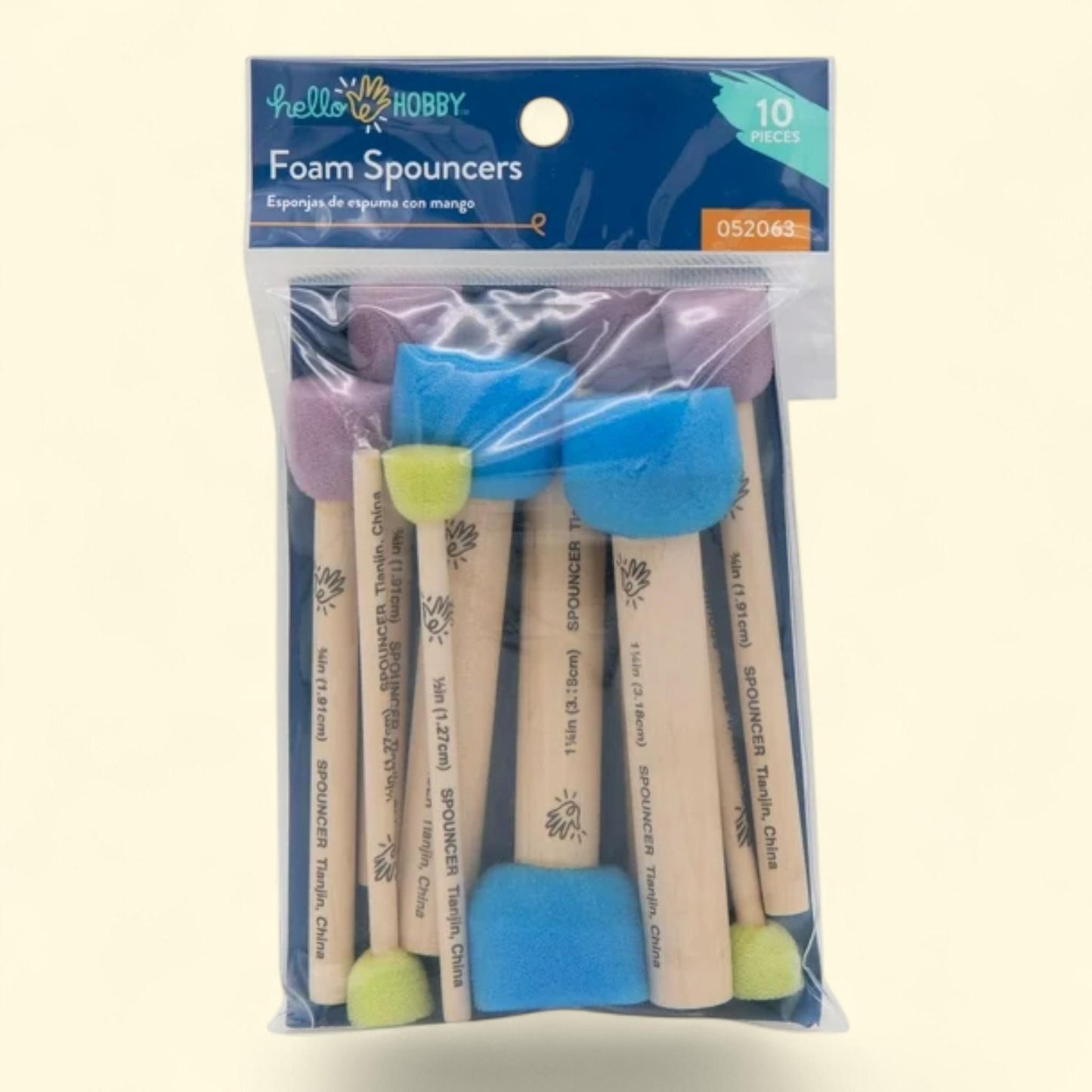 Hello Hobby Foam Spouncers, 10pc Set