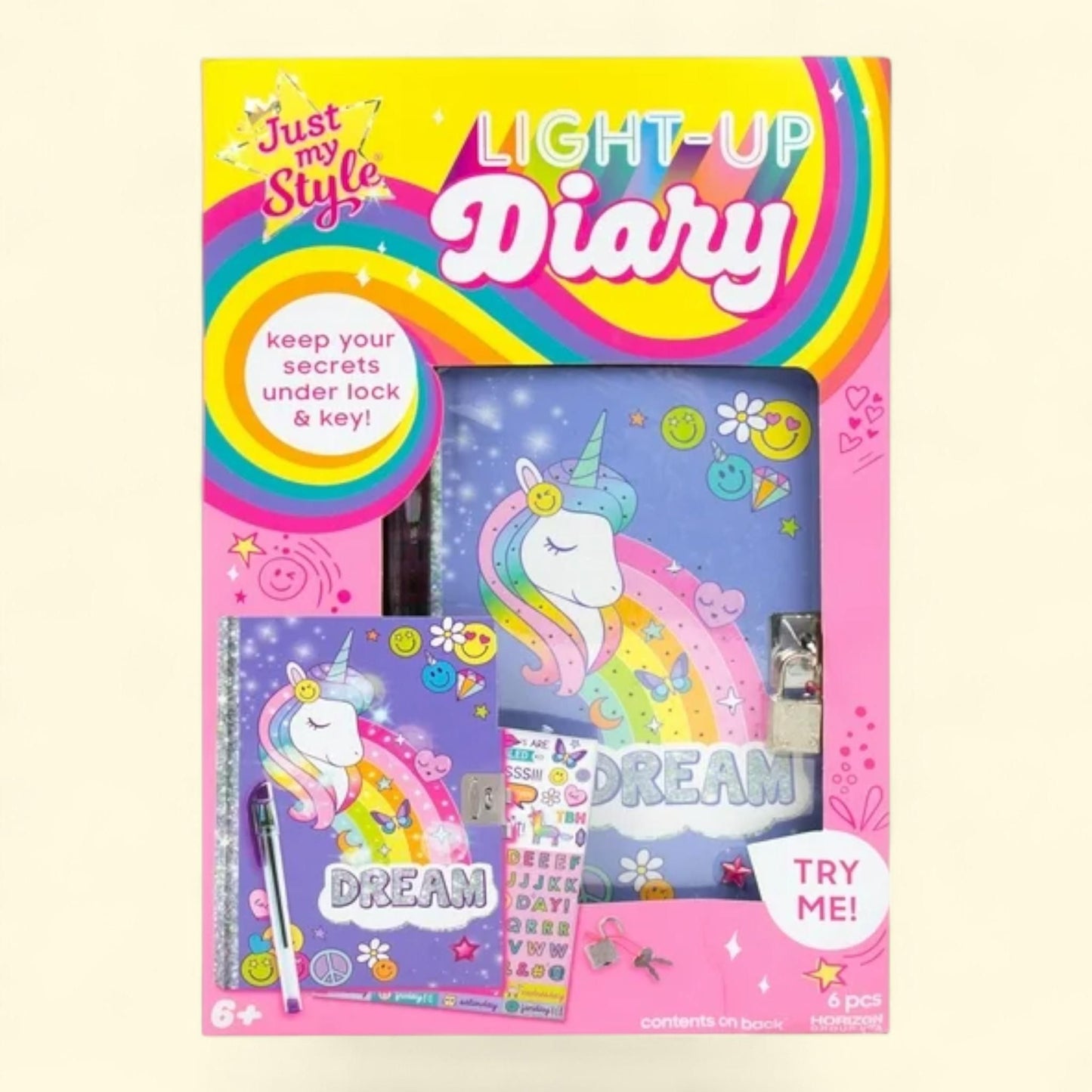 Just My Style Light up Diary, 6+