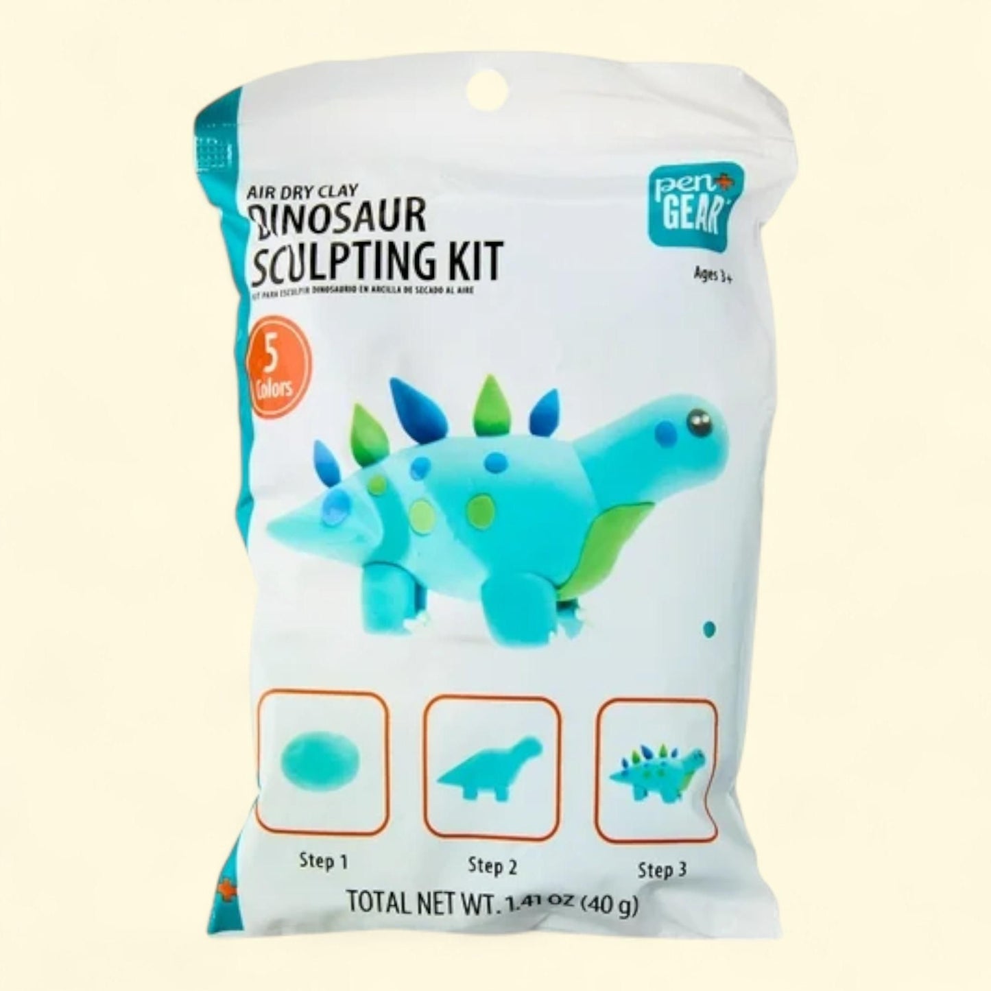 Pen+Gear Air Dry Clay, Blue Dinosaur Sculpting Kit, 1ct — authentic US product shipped worldwide by Treatspree
