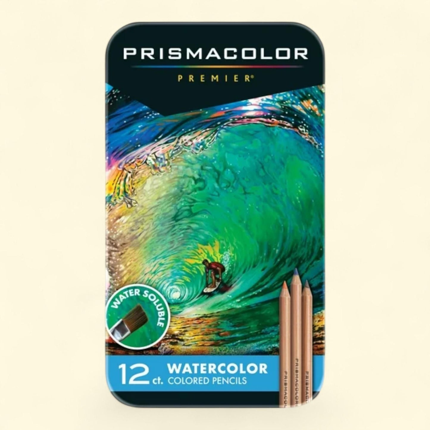 Prismacolor Premier Water-Soluble Colored Pencils, 12 Count