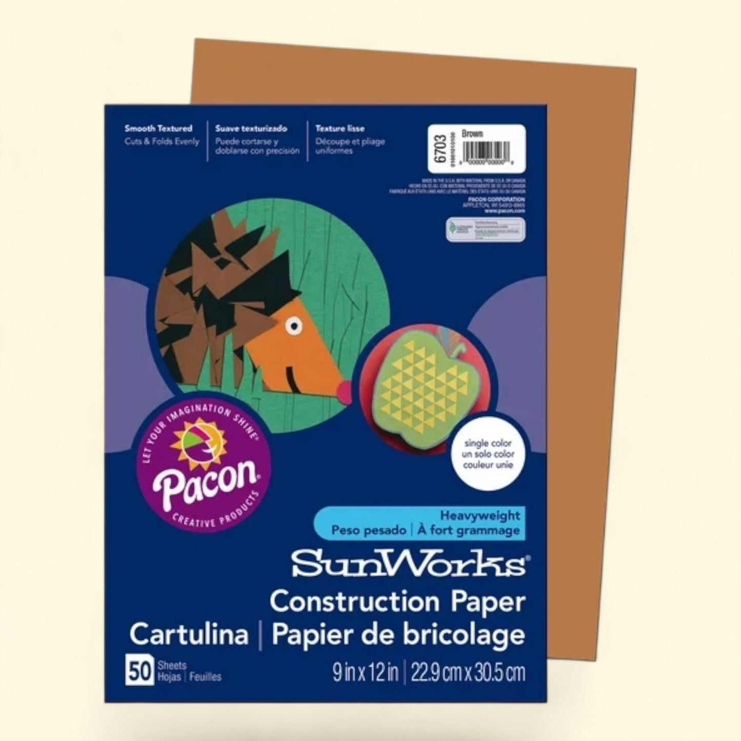 Pacon SunWorks Construction Paper, 9" x 12" — authentic US product shipped worldwide by Treatspree