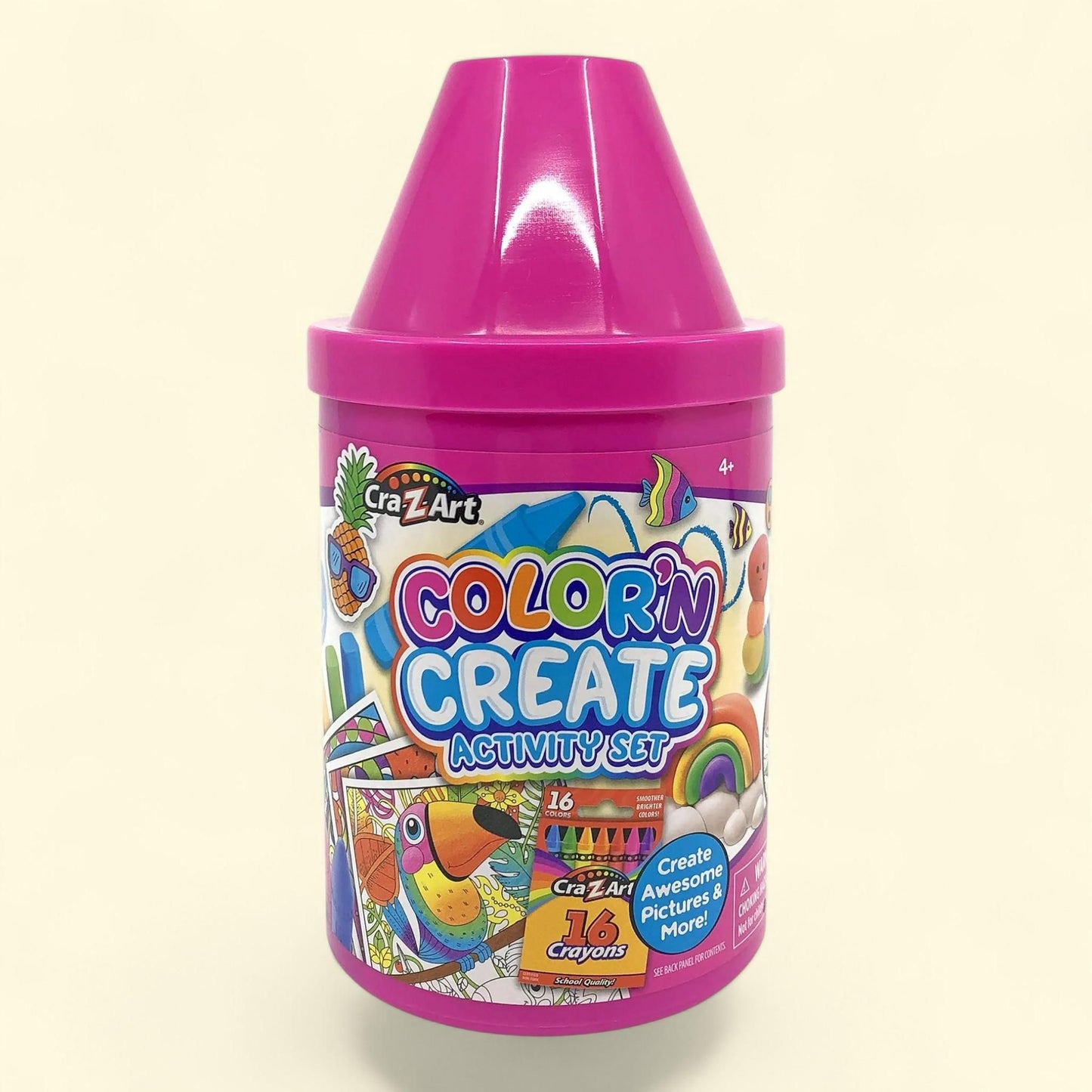 Cra-Z-Art Color 'N Create Crayon Can, 50 pieces