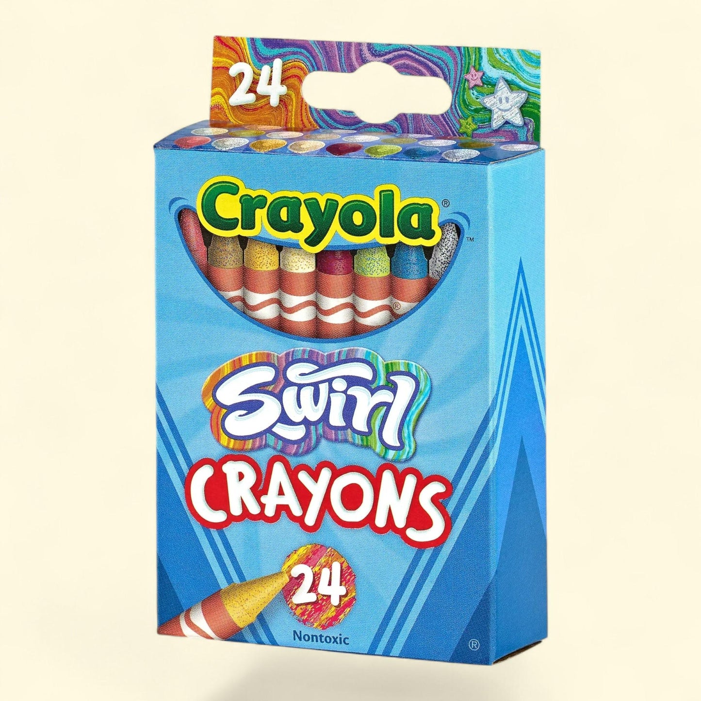 Crayola Swirl Crayons, 24 Ct