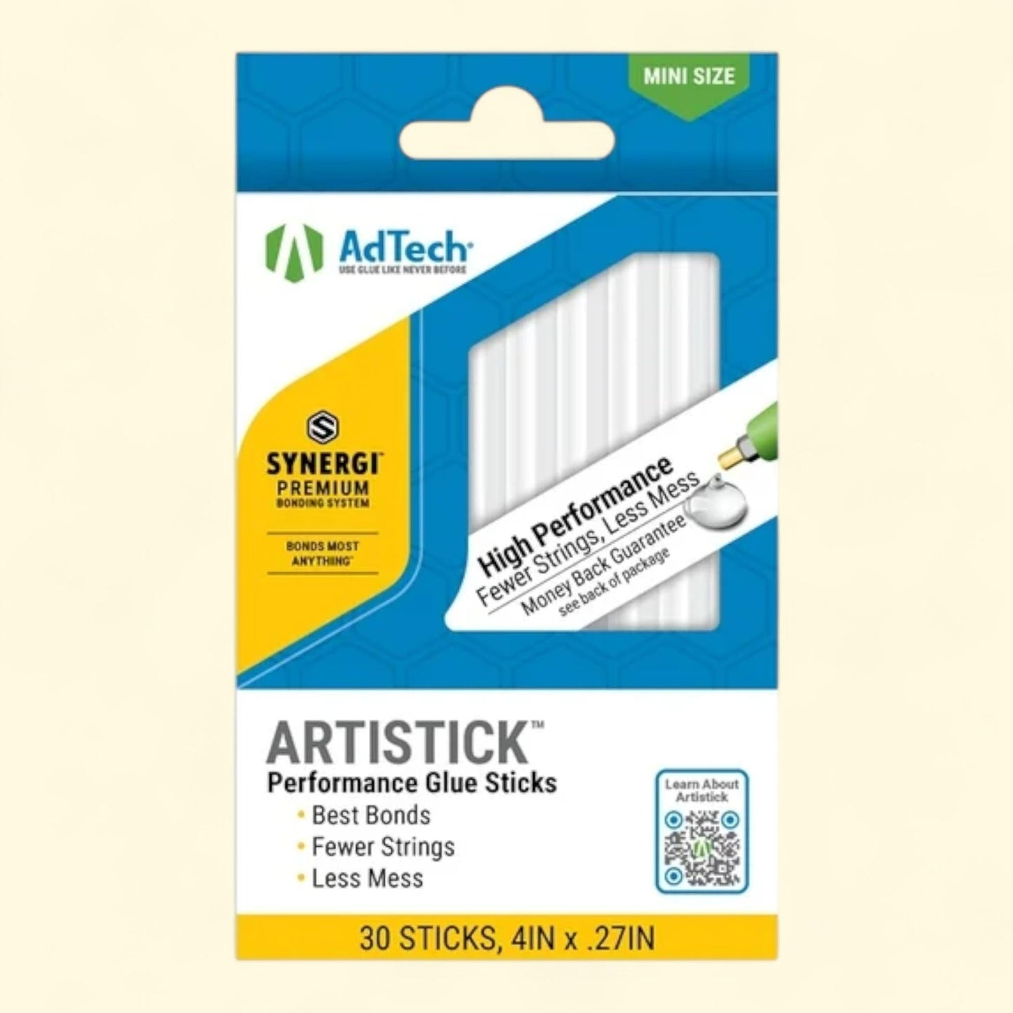 AdTech Hot Glue Sticks, 4" - 30 Sticks