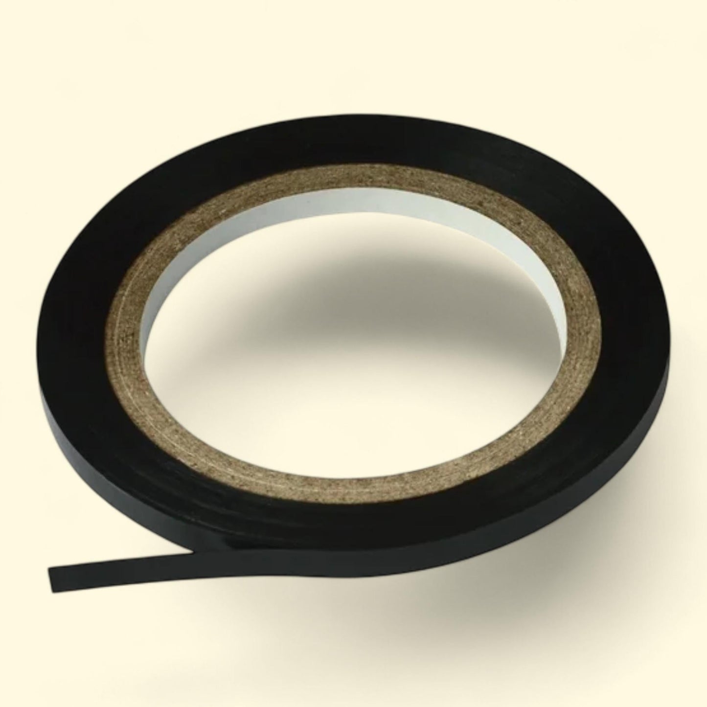 Creative Start Plastic Tape, Gloss Black, 1/8" x 328" roll, 6 rolls