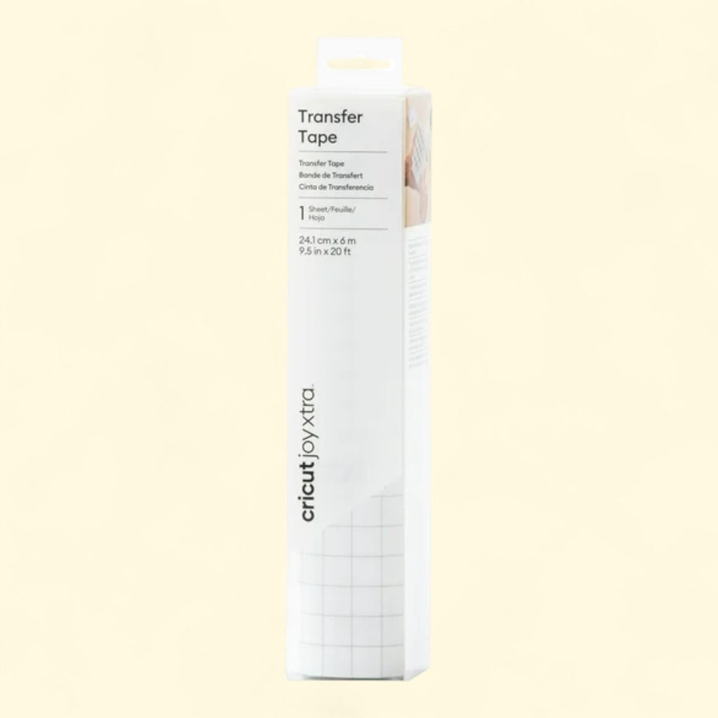 Cricut Joy Transfer Tape, 20 ft, 9.5" x 240"