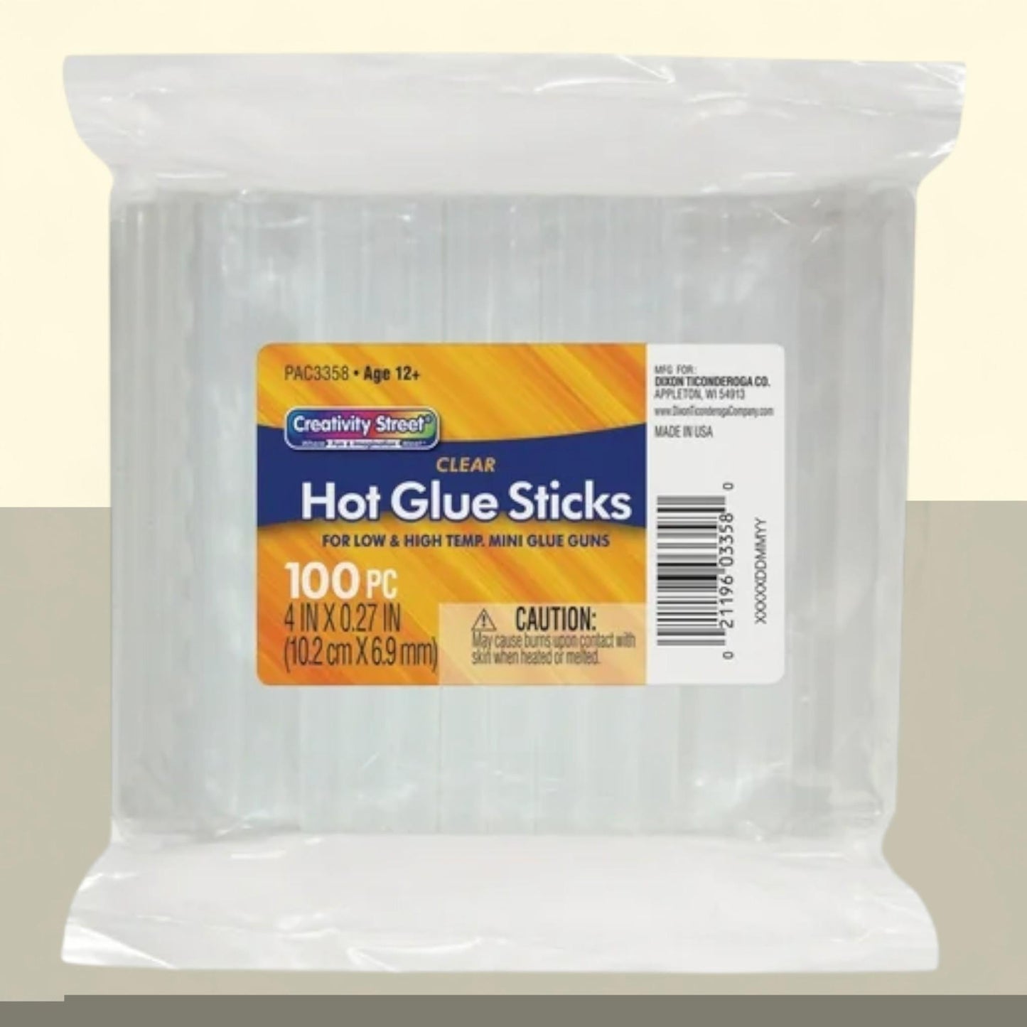 Dual Temp Glue Stick Refills, Clear, 100/Pack — authentic US product shipped worldwide by Treatspree