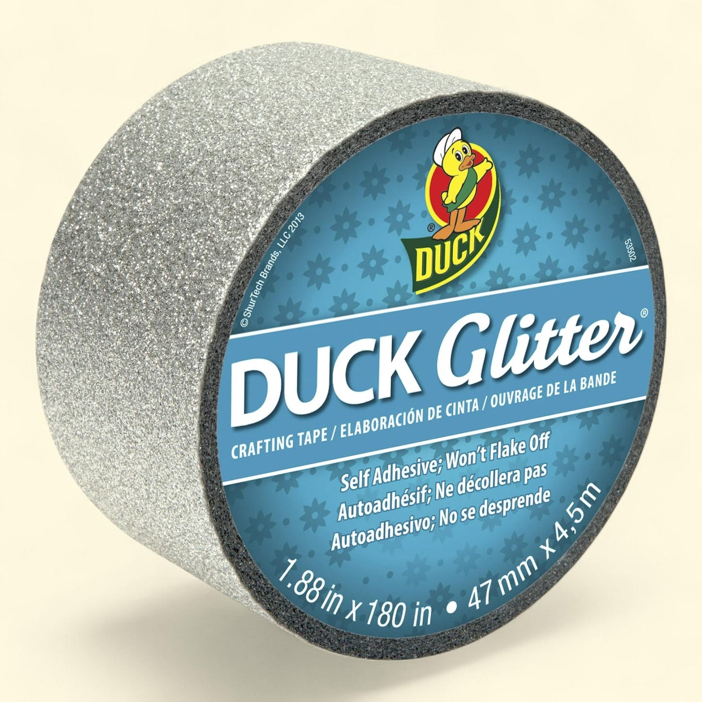 Duck Crafting Tape, Silver, 1.88 in. x 180 in.