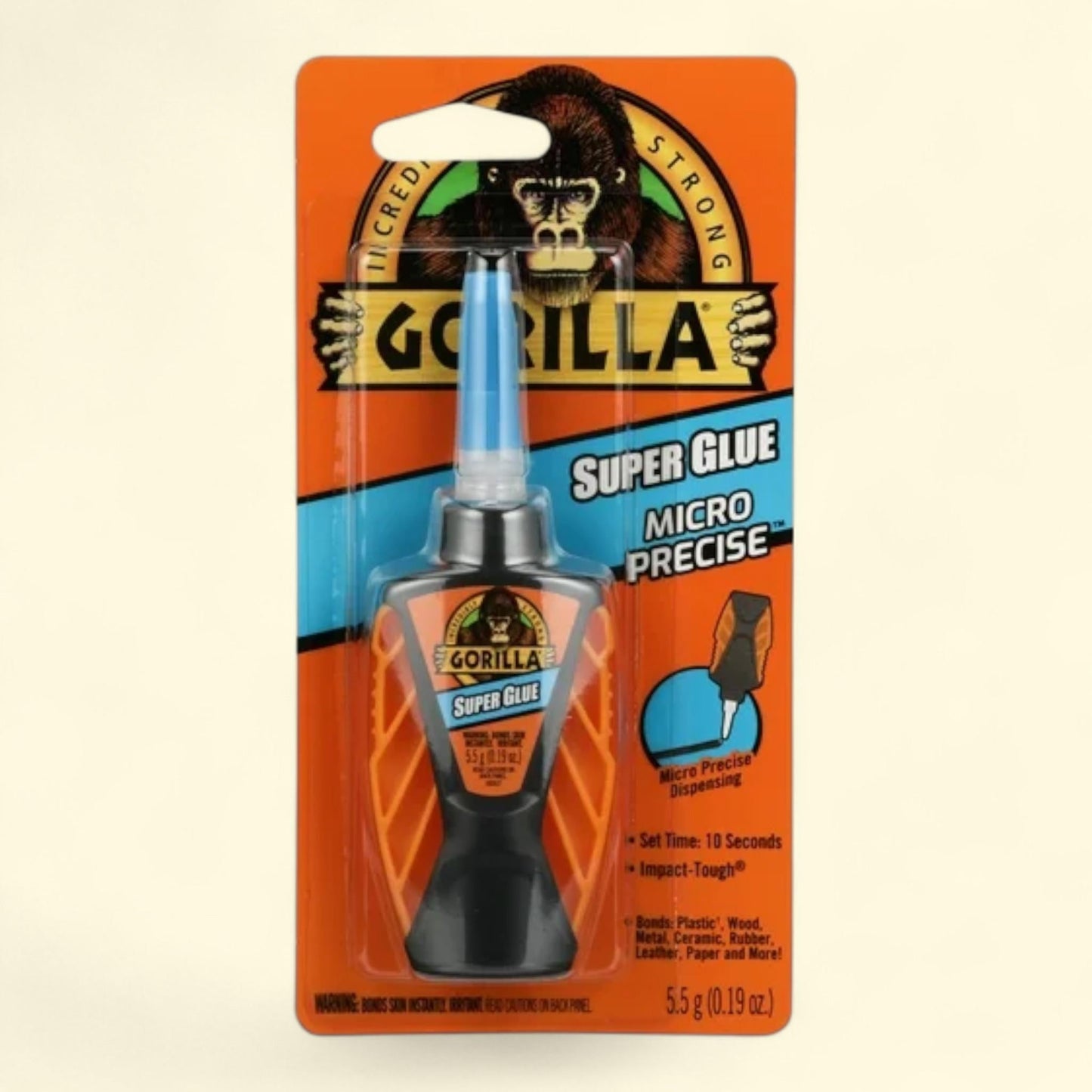 Gorilla Micro Precise Super Glue, 5.5 g