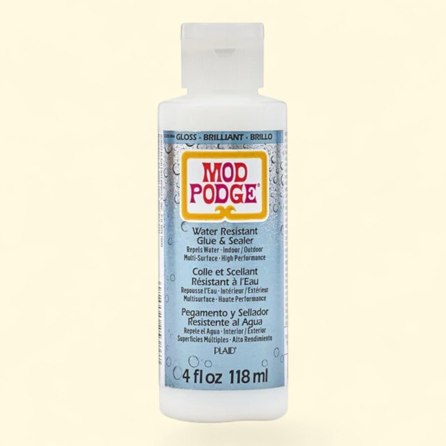 Mod Podge Water Resistant Glue and Sealer, 4 fl oz