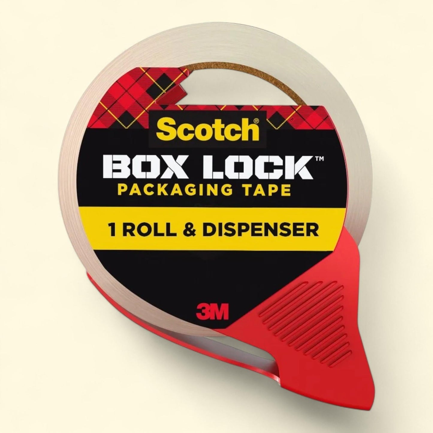 Scotch Box Lock Packaging Tape, Clear, 1.88 in. x 38.2 yd.