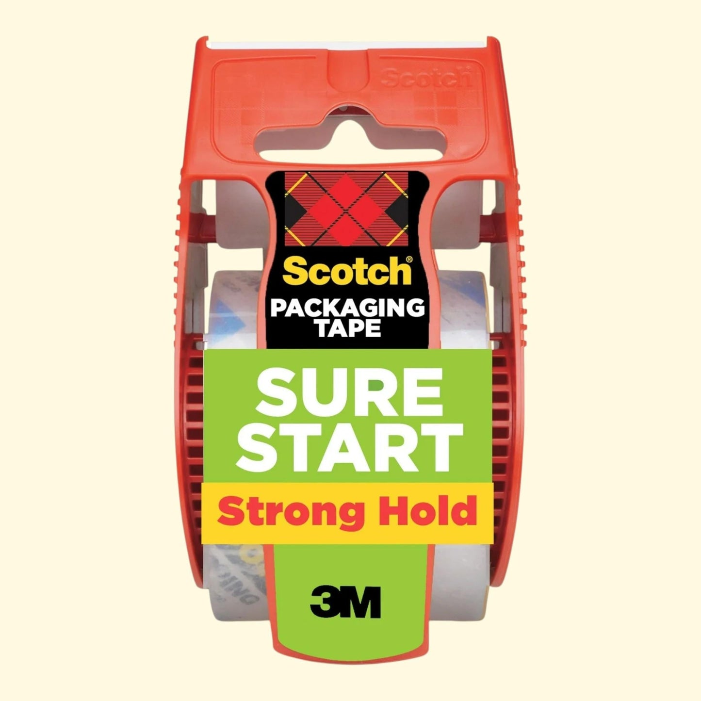 Scotch Packaging Tape, Clear, 1.88 in. x 25.6 yd, 1 Roll — authentic US product shipped worldwide by Treatspree