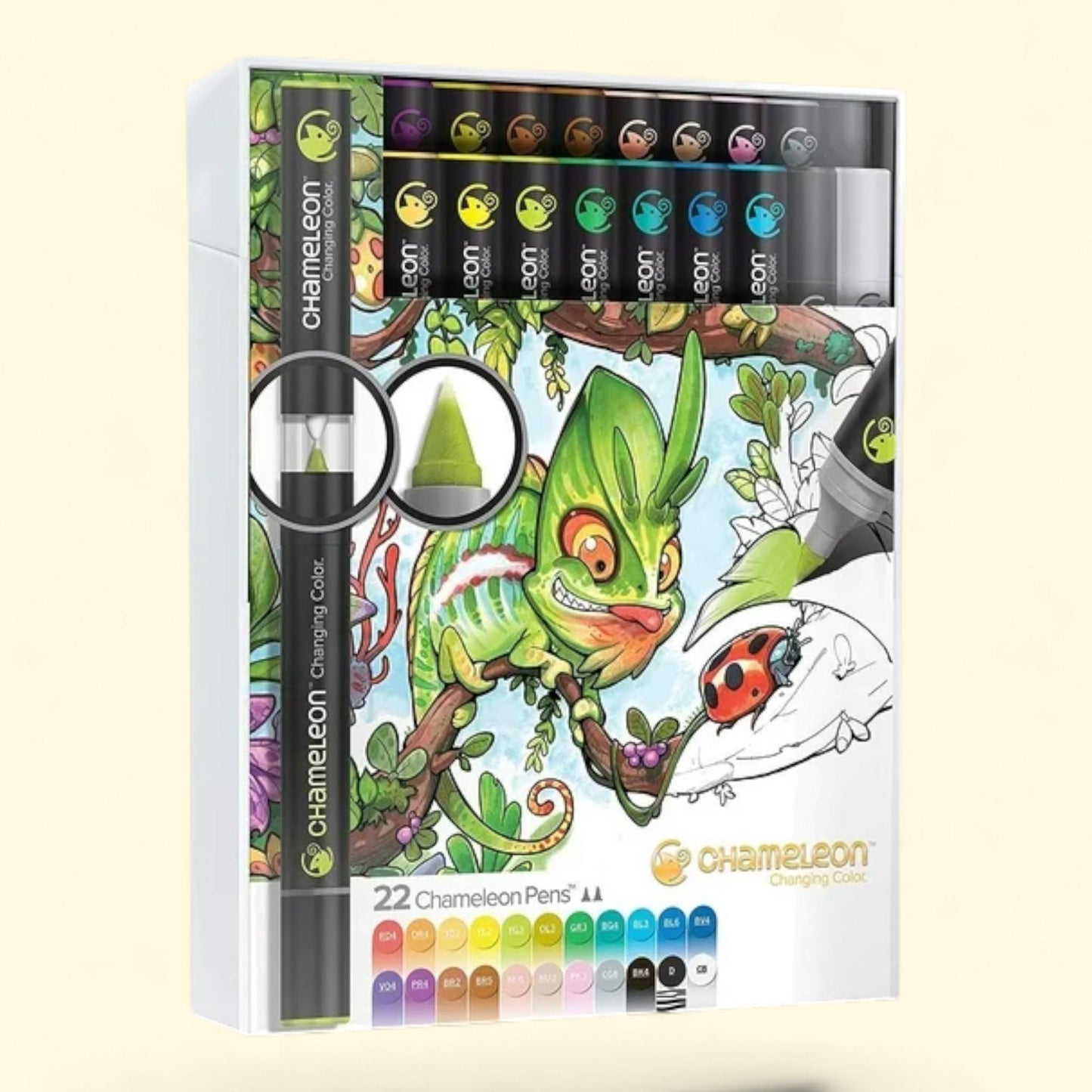 Chameleon Art Products, 22-Pen Deluxe Set Markers, 22 Count — authentic US product shipped worldwide by Treatspree
