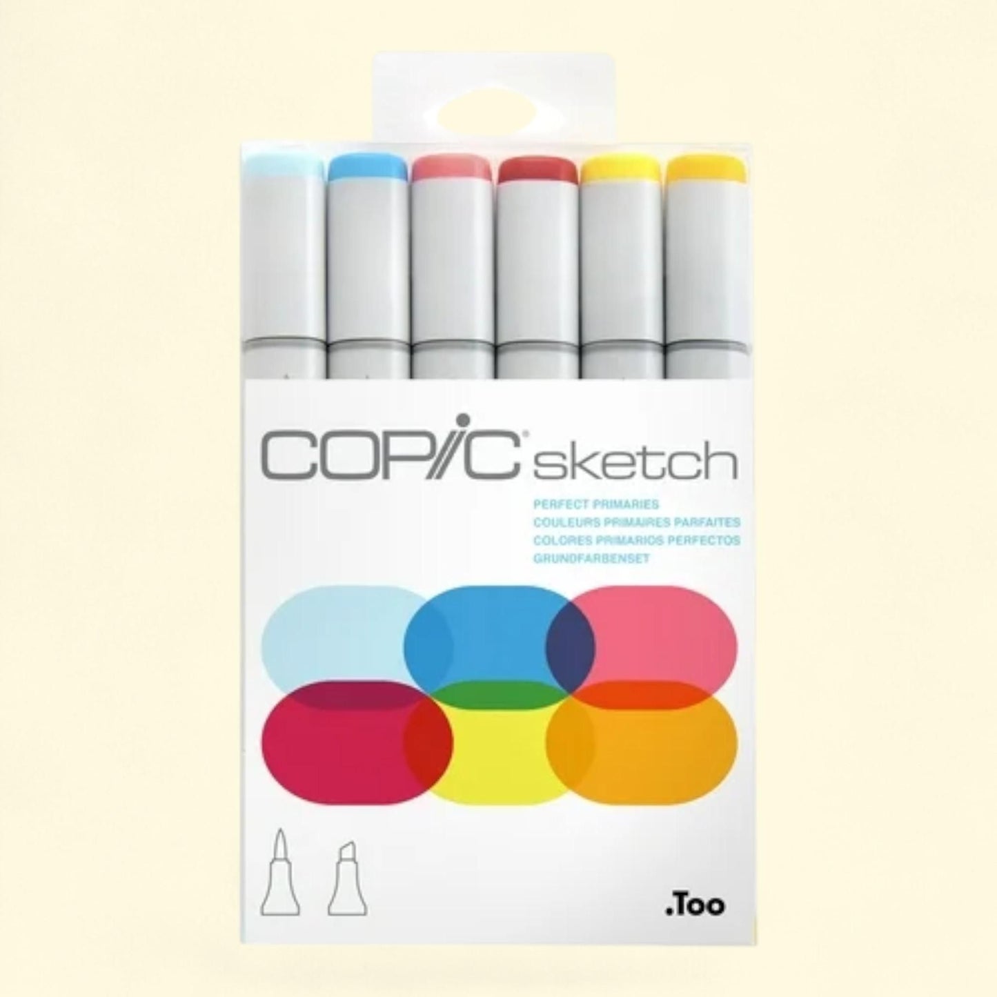 Copic Sketch Marker Set, 6-Colors — authentic US product shipped worldwide by Treatspree