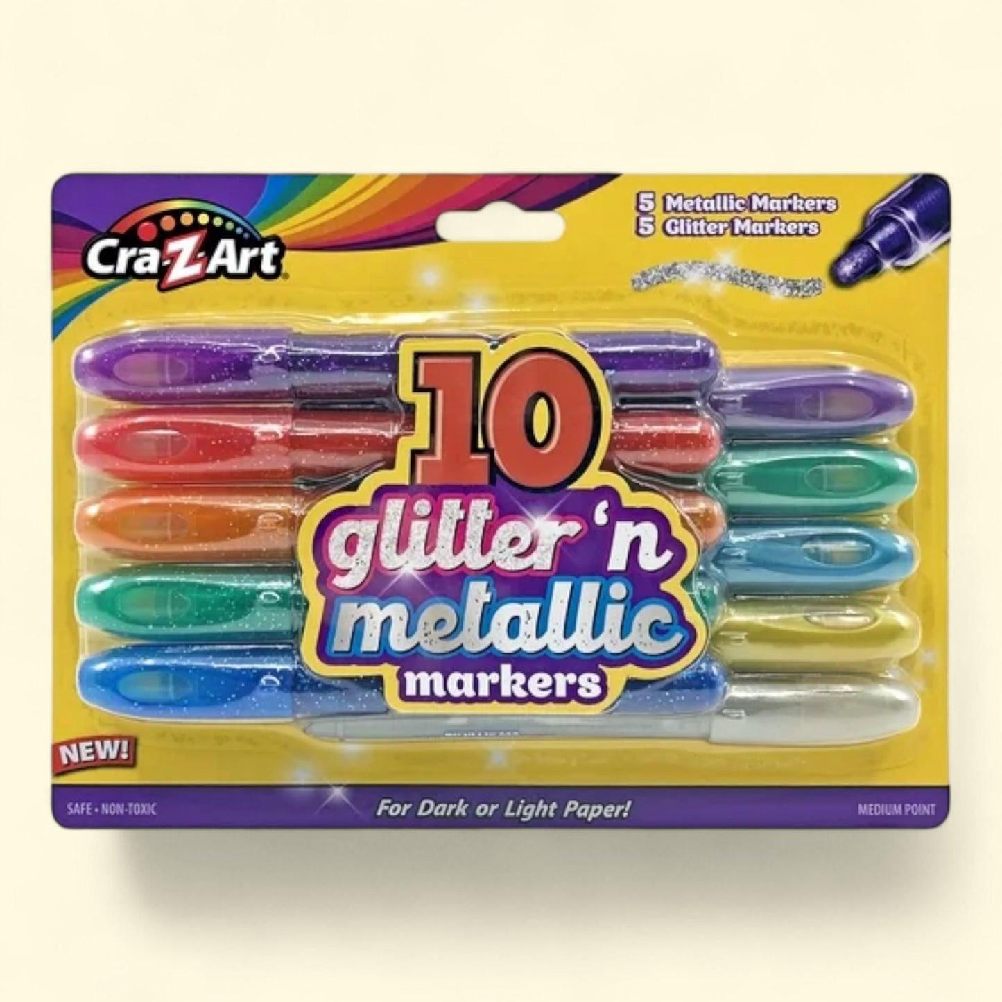 Cra-Z-Art Marker Set, 10 markers — authentic US product shipped worldwide by Treatspree