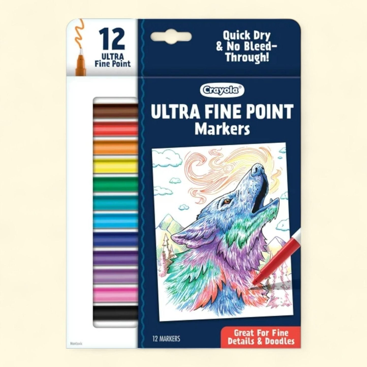 Crayola Ultra Fine Point Markers, 12 ct — authentic US product shipped worldwide by Treatspree