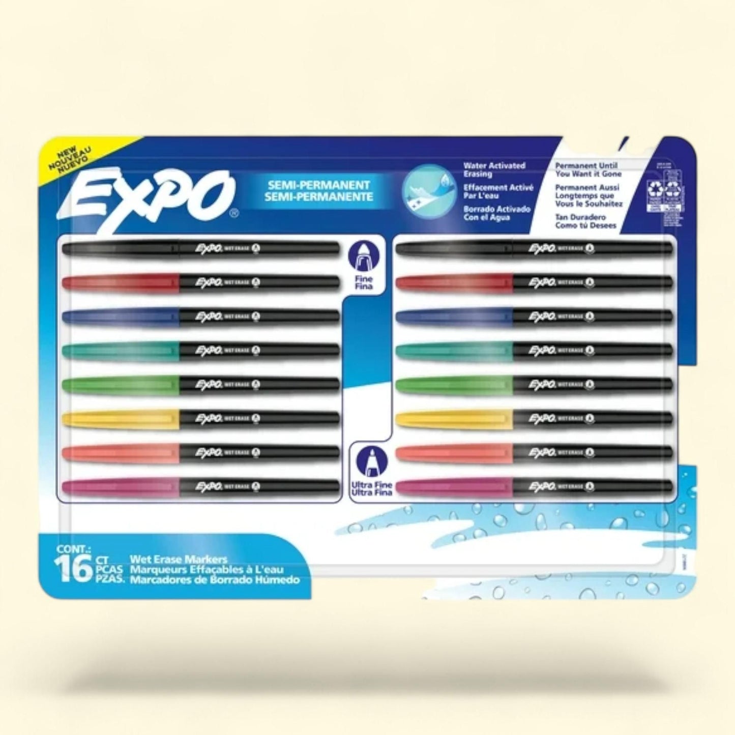 EXPO Wet Erase Markers, 16 Count — authentic US product shipped worldwide by Treatspree