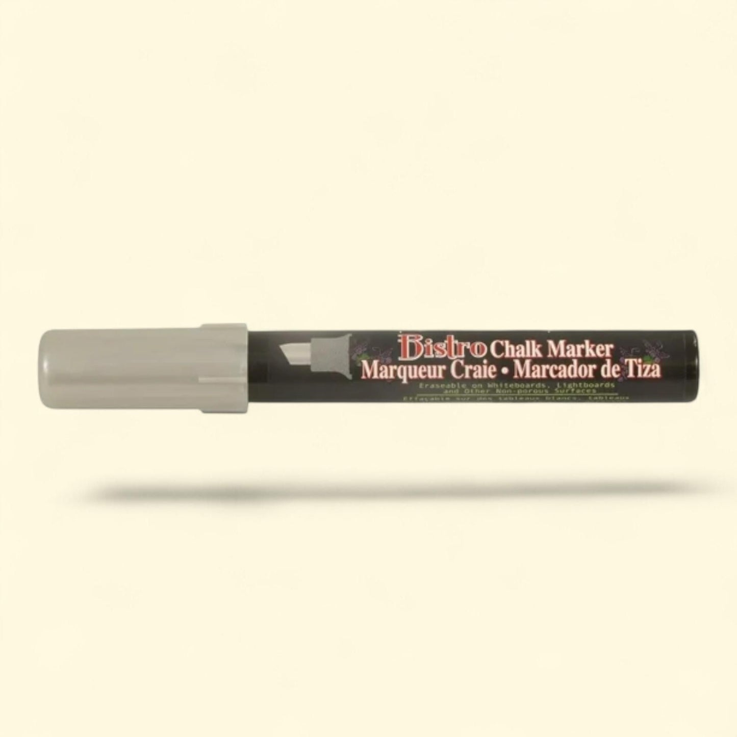 Marvy Uchida Chisel Tip Chalk Marker, Silver Metallic, 1/Pack — authentic US product shipped worldwide by Treatspree