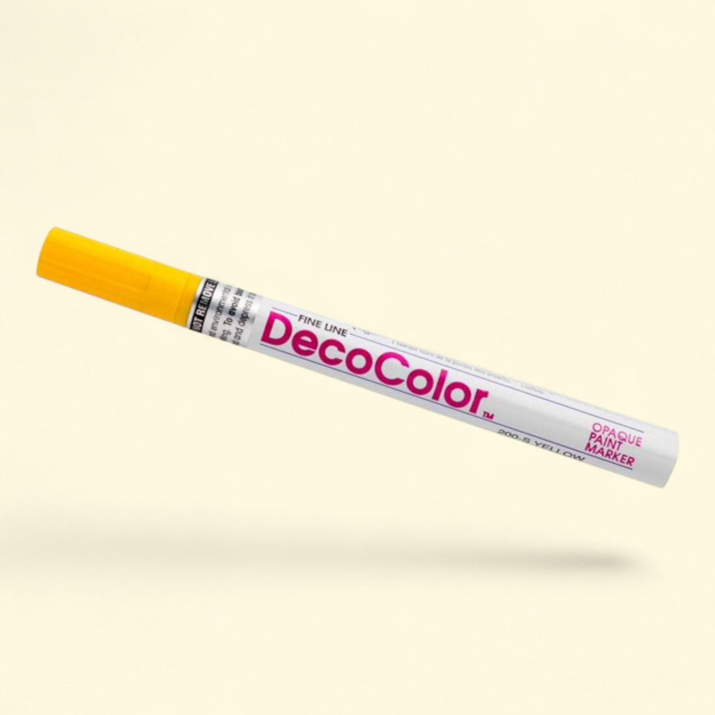 Marvy Uchida Fine Line Opaque Paint Marker, Yellow, 1 Pack