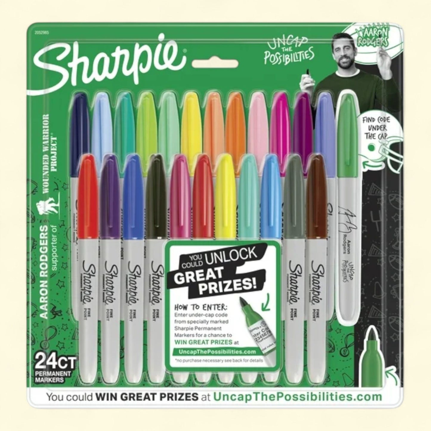 Sharpie Color Burst Permanent Markers, Fine Point, 24 Count — authentic US product shipped worldwide by Treatspree