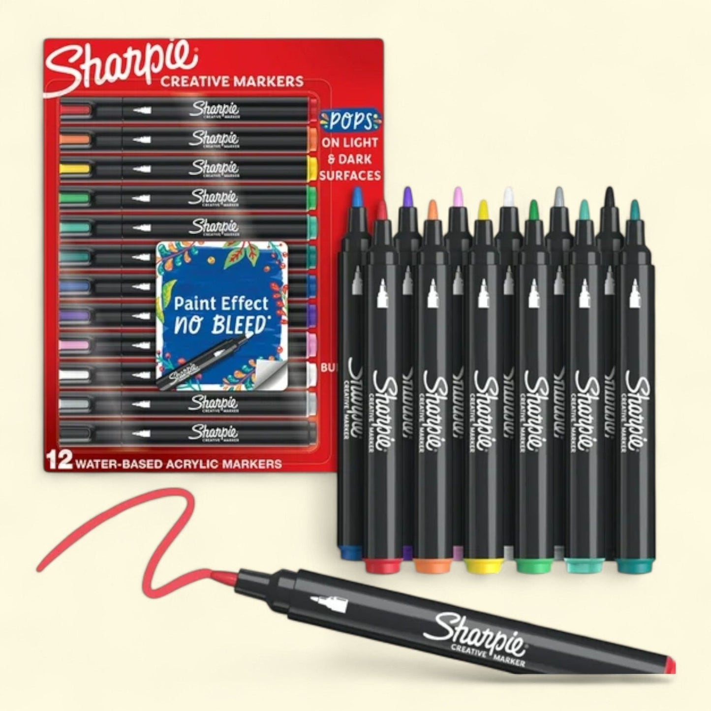 Sharpie Creative Markers, Bullet Tip, 12 Count — authentic US product shipped worldwide by Treatspree