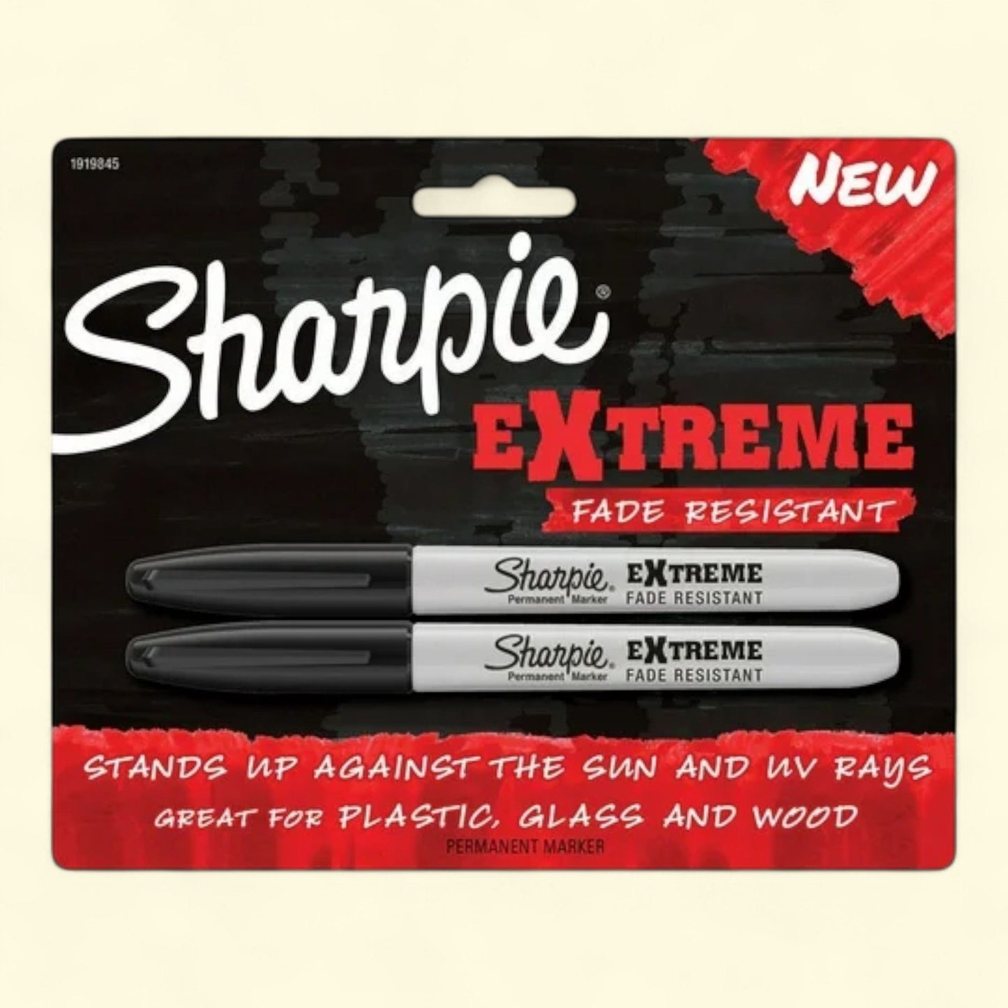 Sharpie Extreme Permanent Markers, Fine Point, Black, 2 Count — authentic US product shipped worldwide by Treatspree