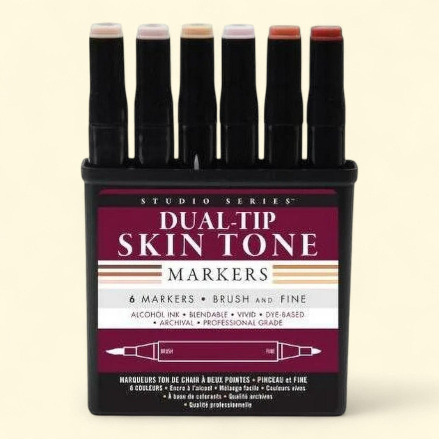 Studio Series Skin-Tone Dual Tips, 12 Pack — authentic US product shipped worldwide by Treatspree