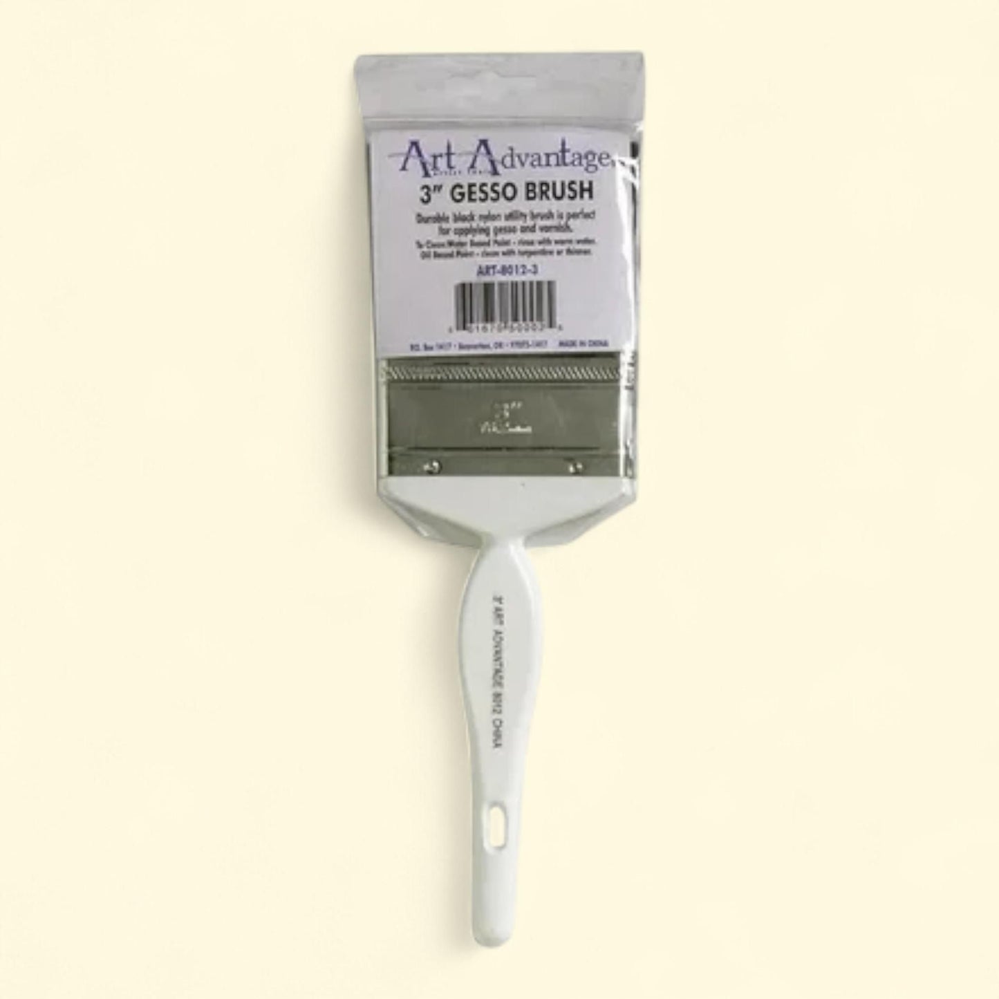 Art Advantage Brush Gesso, 3" — authentic US product shipped worldwide by Treatspree