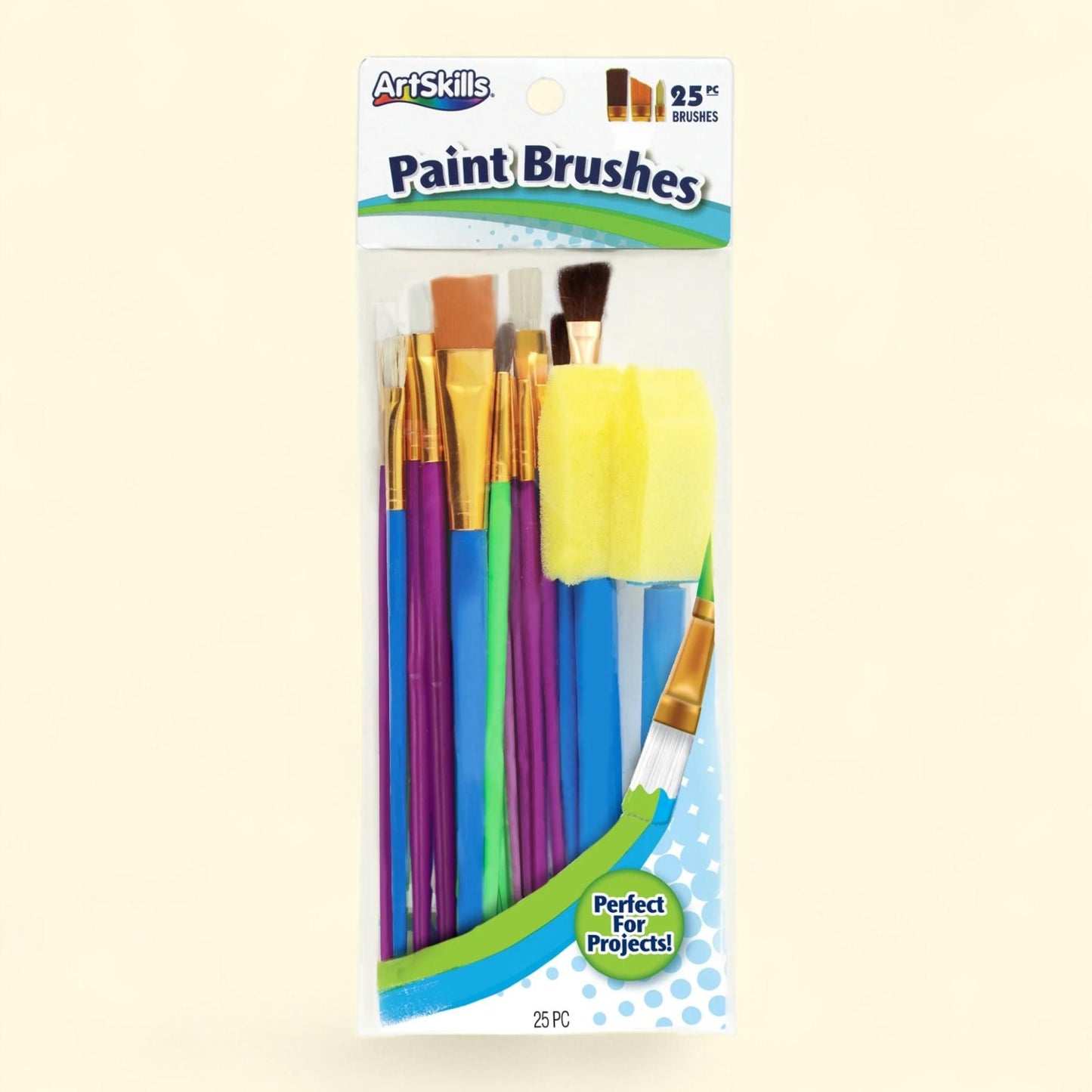 ArtSkills Paint Brush Set, 25 Count