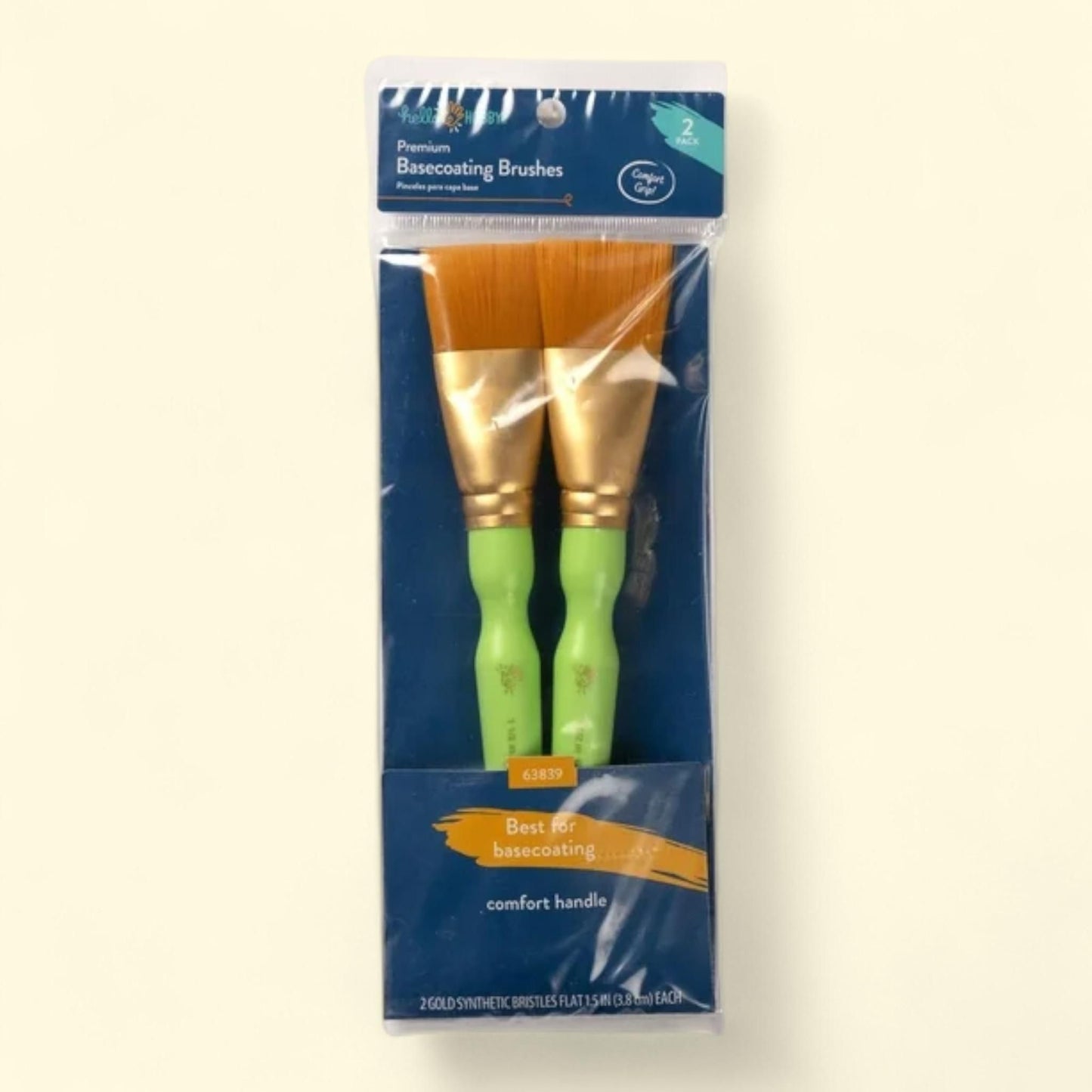 Hello Hobby Basecoat Paint Brush Set, 1.5"