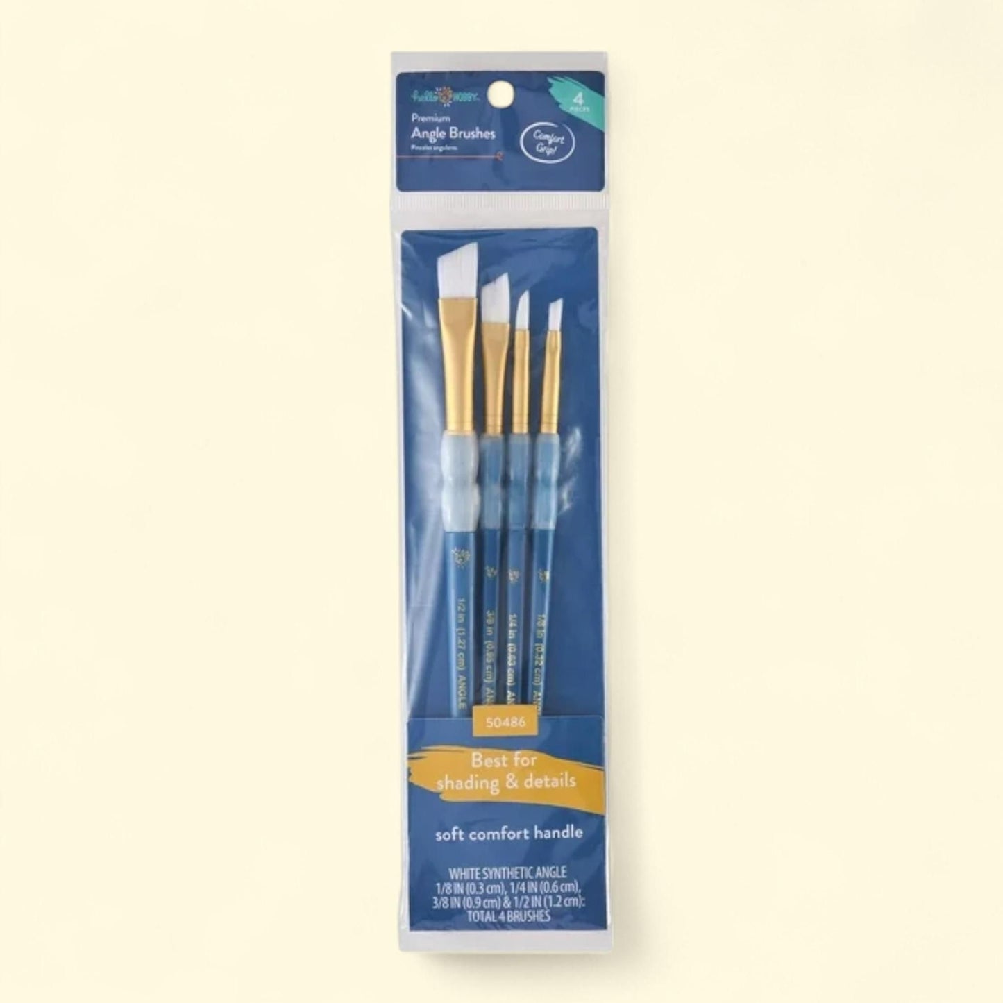 Hello Hobby Paint Brush Set, 4 Pc — authentic US product shipped worldwide by Treatspree