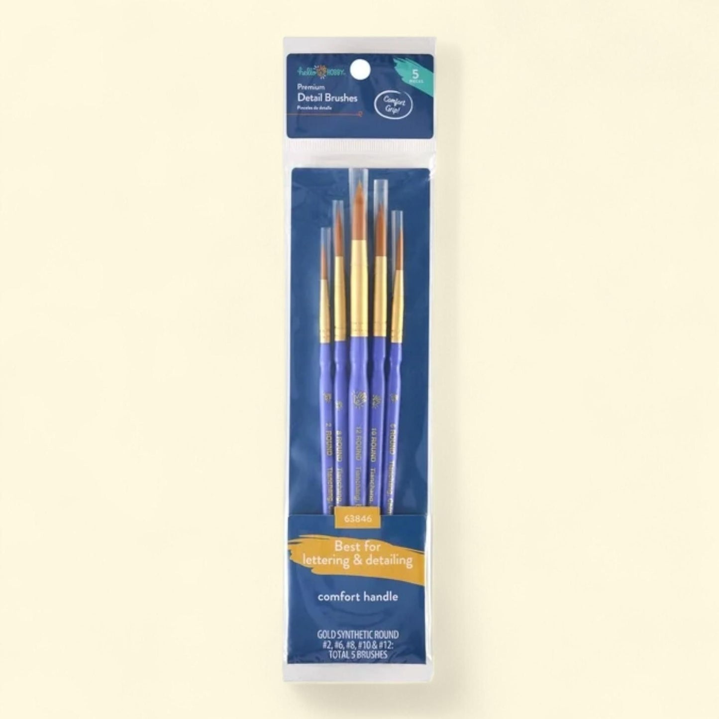Hello Hobby 5pc Detail Brush Set