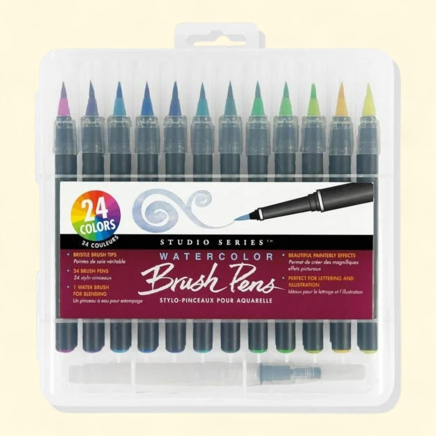 Studio Series Watercolor Brush Pen, 24 pcs
