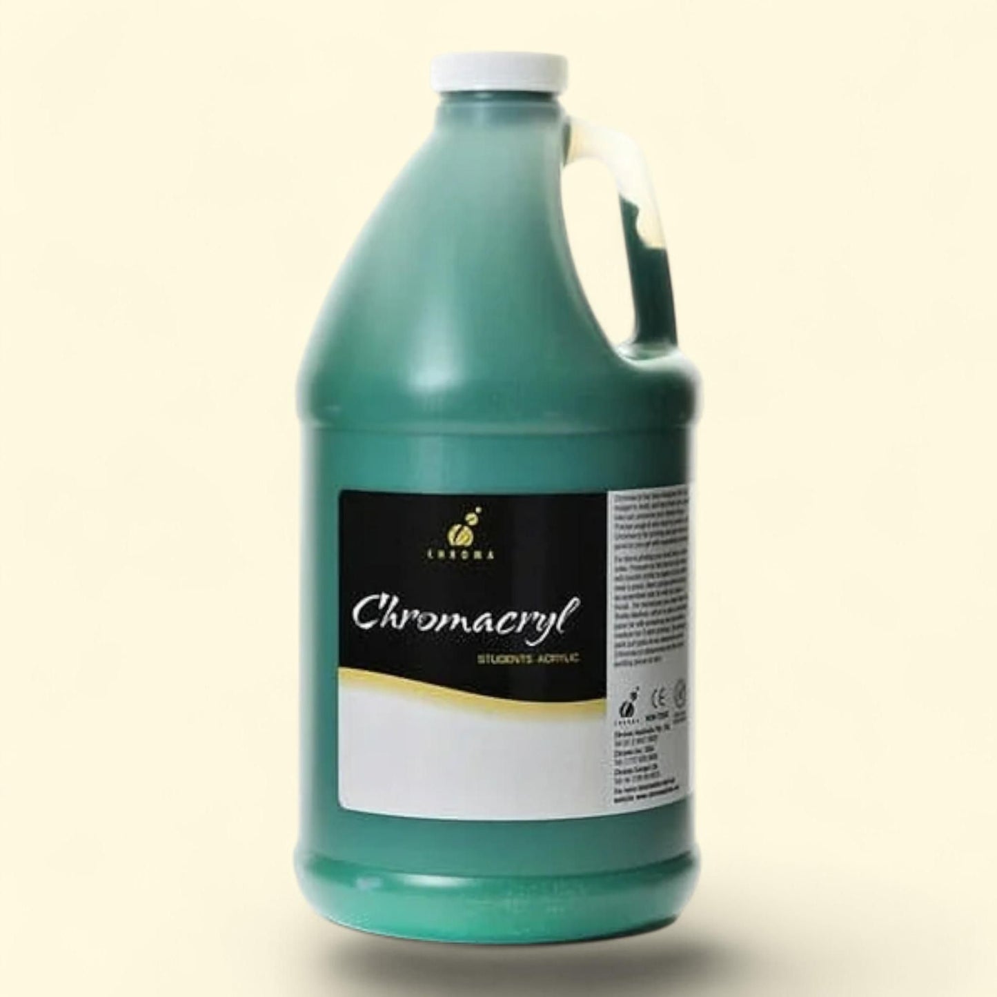 Chromacryl Students' Acrylics, Deep Green, Half Gallon — authentic US product shipped worldwide by Treatspree