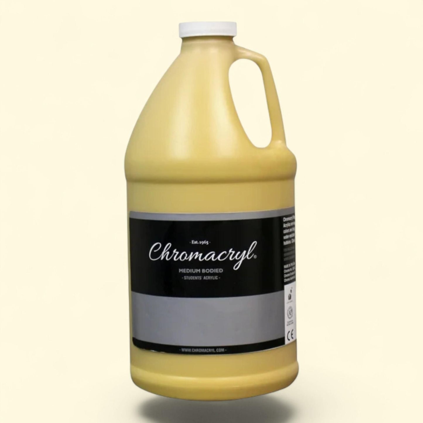 Chromacryl Students' Acrylics, Yellow Oxide, Half Gallon