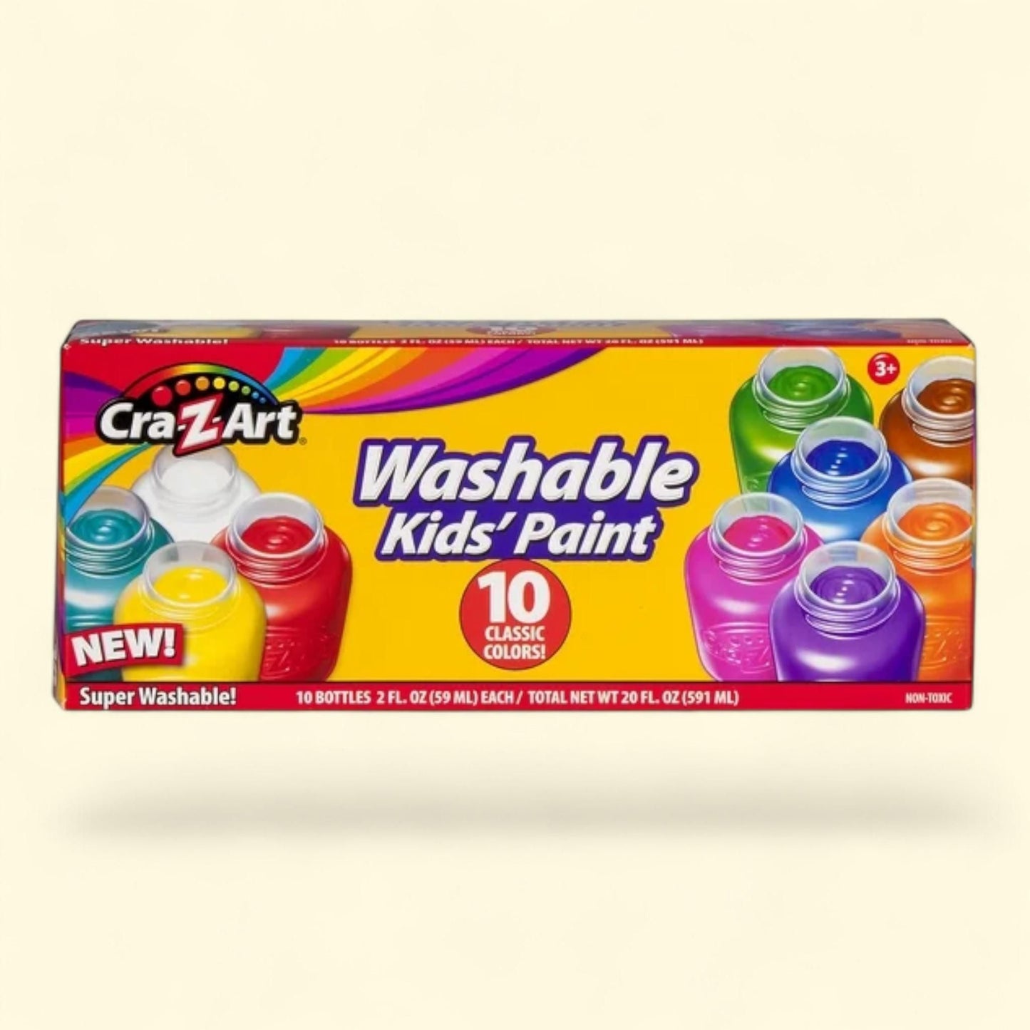 Cra-Z-Art Poster Paint Pots, 10 Count, 2oz — authentic US product shipped worldwide by Treatspree