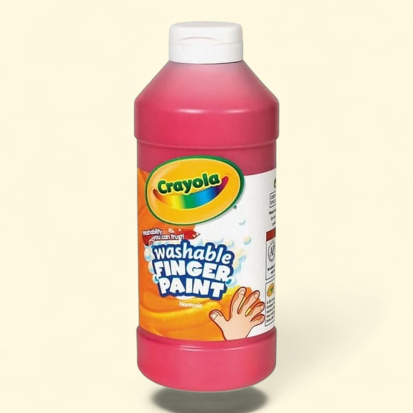 Crayola Washable Finger Paint, 1 Pint, Yellow